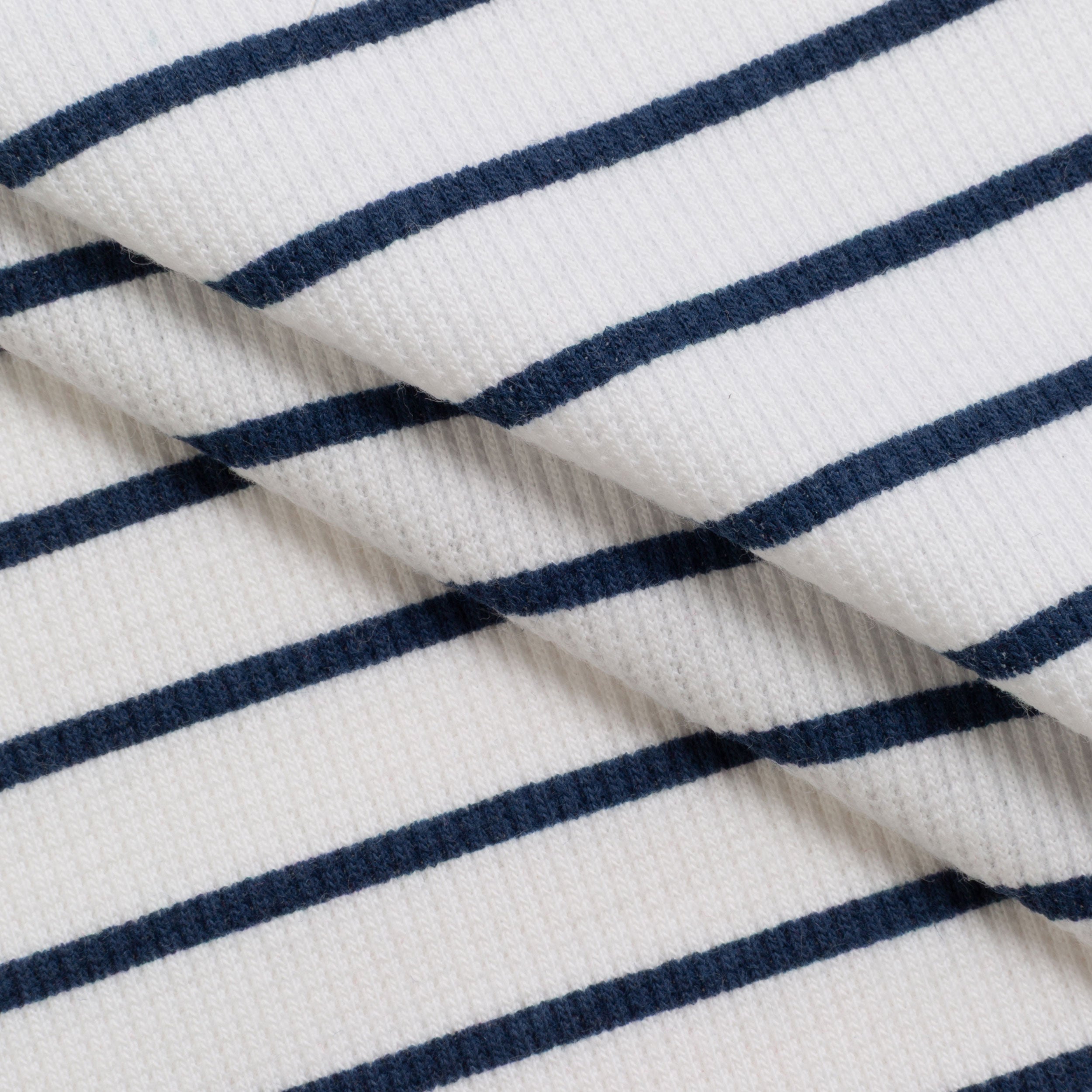 COTTON RIB KNIT FABRIC WITH ELASTANE - SPORT STRIPES VARIANT B - 240 GSM