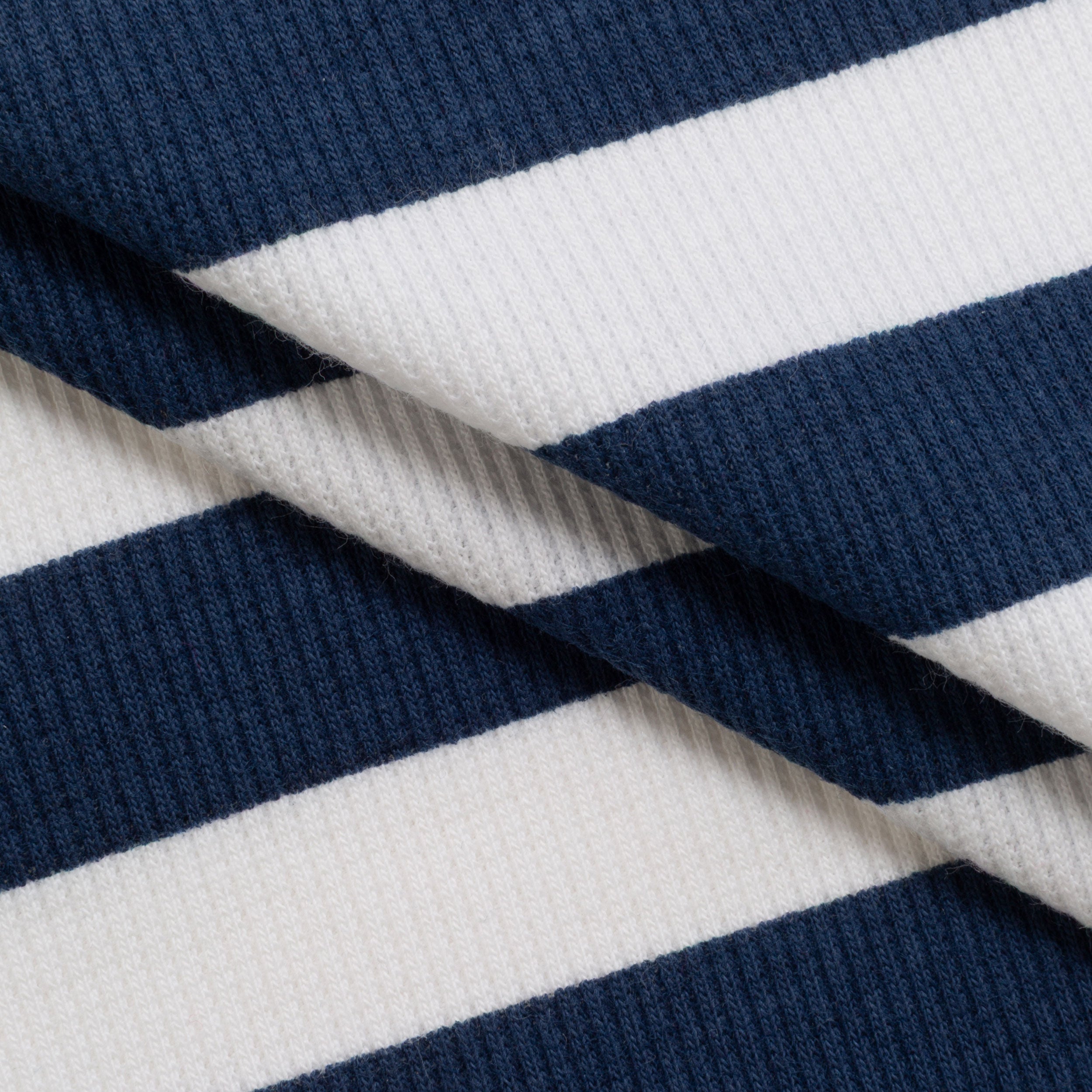 COTTON RIB KNIT FABRIC WITH ELASTANE - STRIPES VARIANT B - 240 GSM