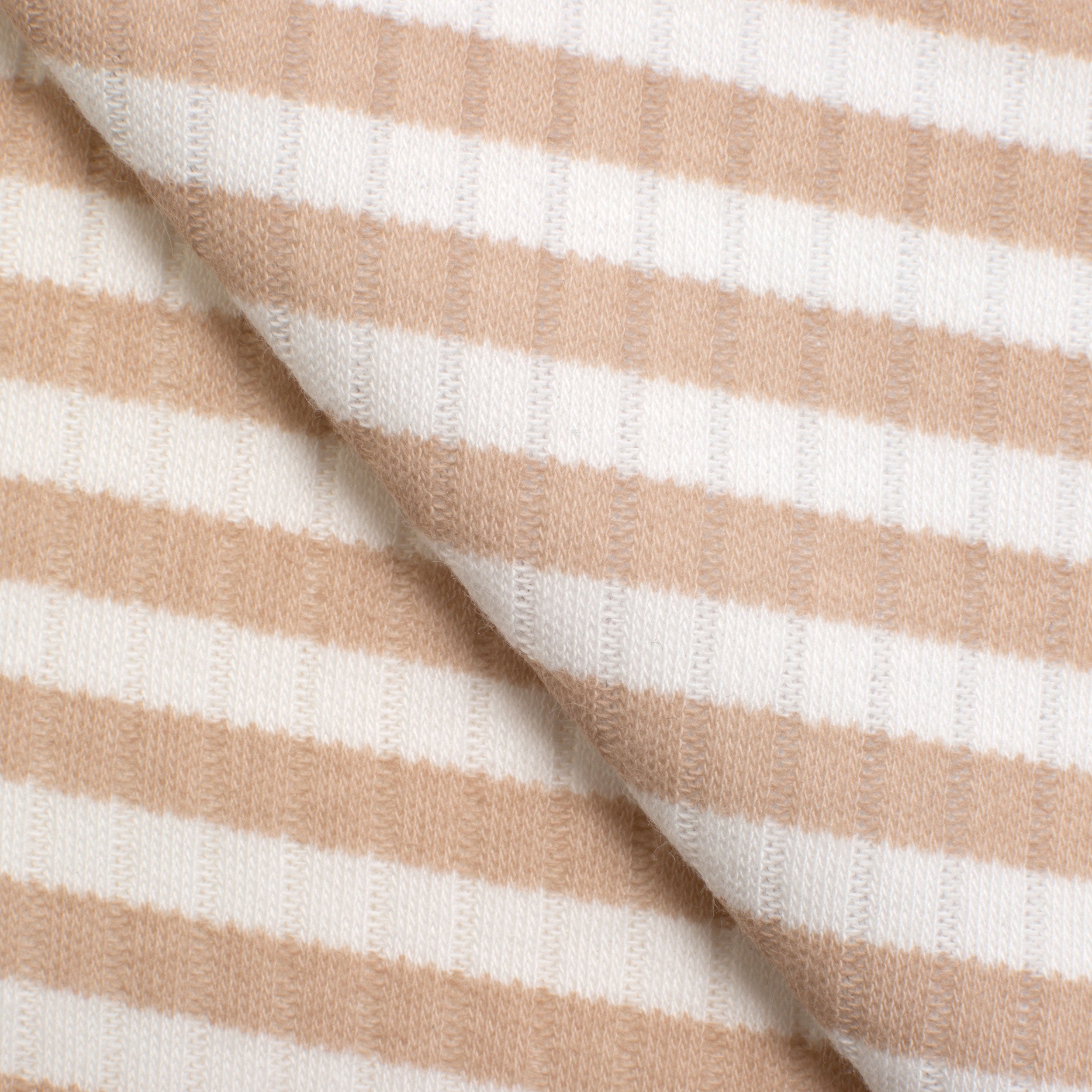 COTTON RIB KNIT FABRIC - KNIT STRIPES VARIANT B - 170 GSM