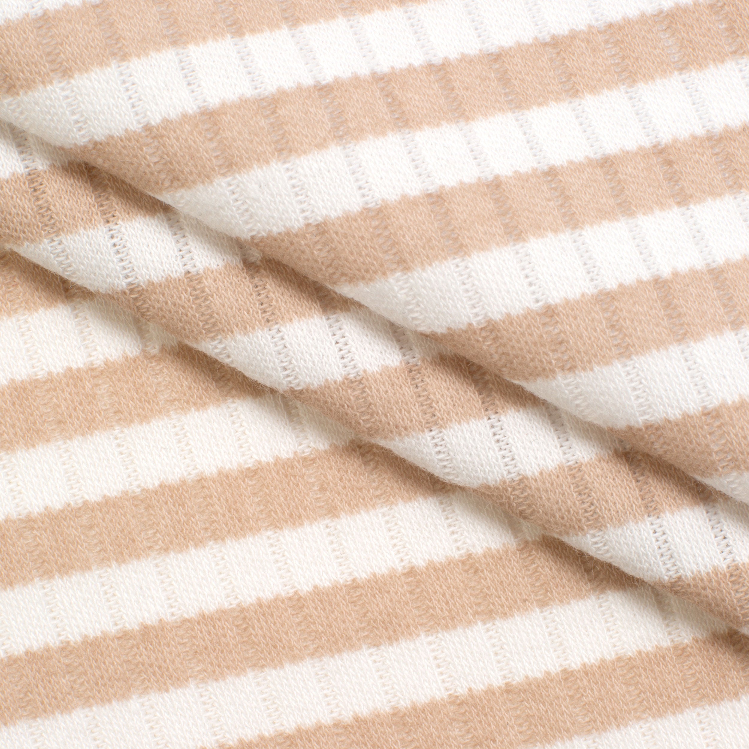 COTTON RIB KNIT FABRIC - KNIT STRIPES VARIANT B - 170 GSM