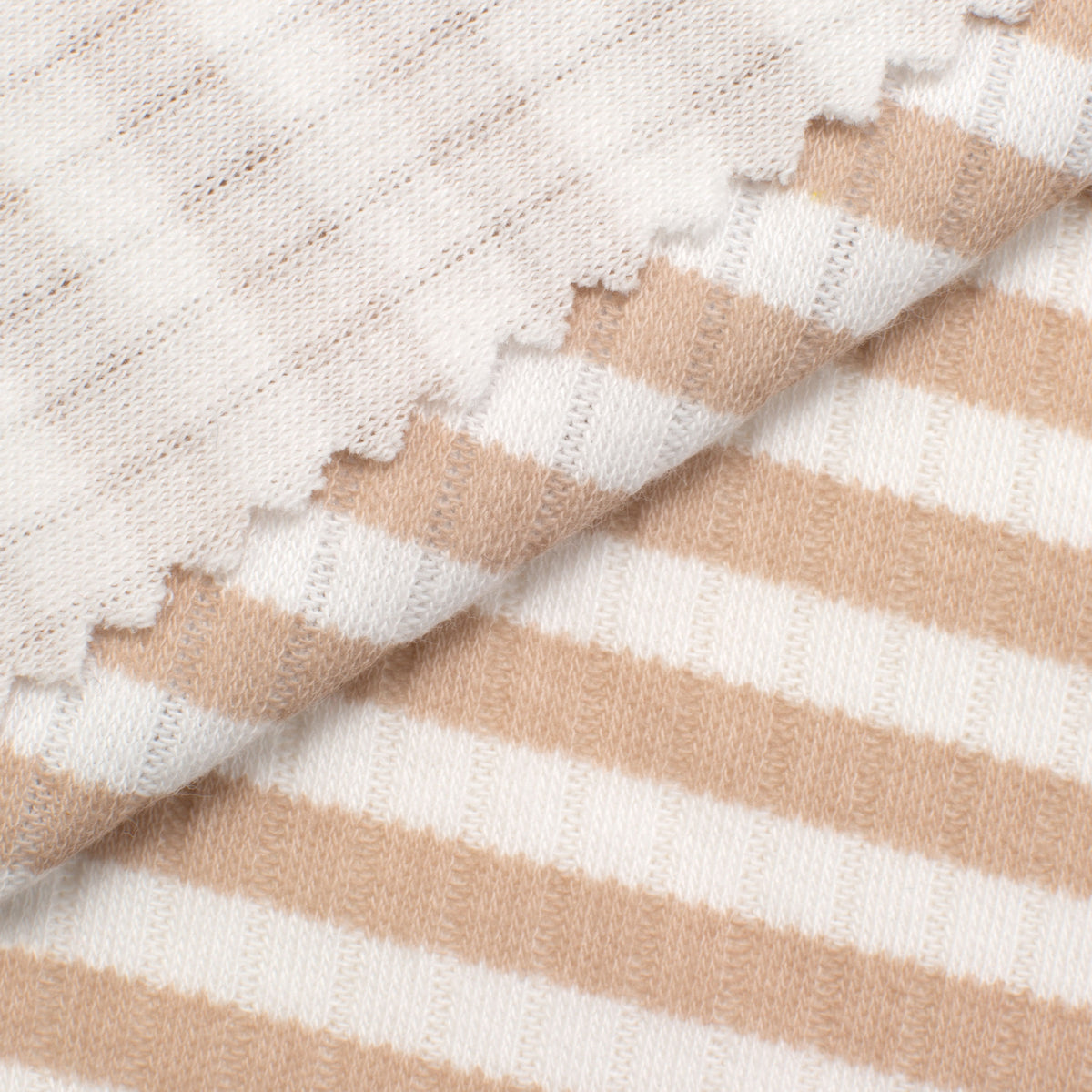 COTTON RIB KNIT FABRIC - KNIT STRIPES VARIANT B - 170 GSM