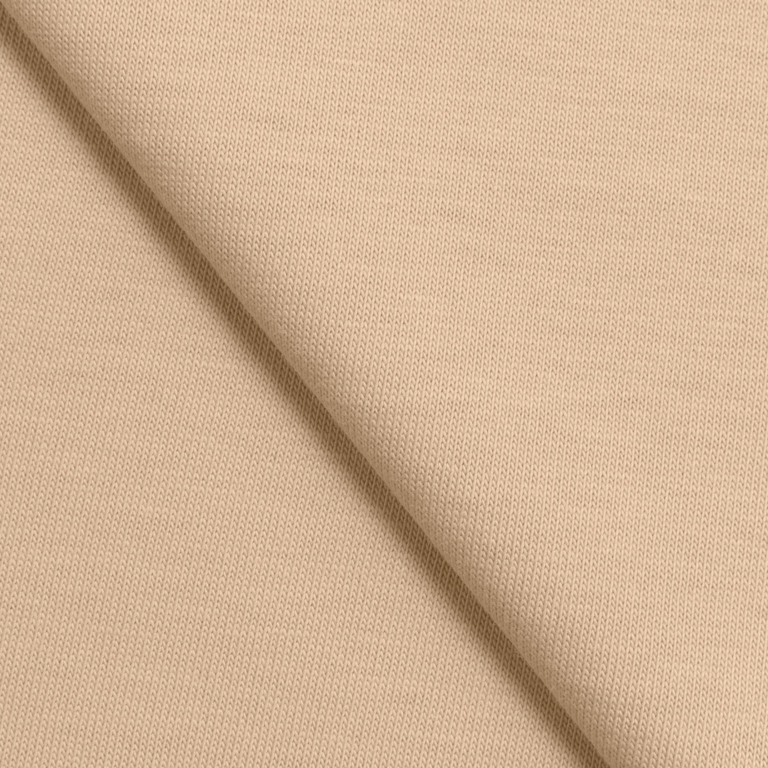 COTTON SINGLE JERSEY FABRIC - BEIGE - 200 GSM