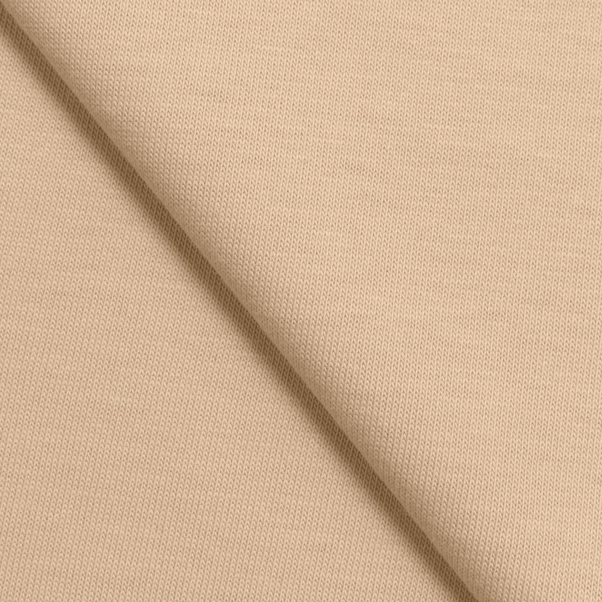 COTTON SINGLE JERSEY FABRIC - BEIGE - 200 GSM