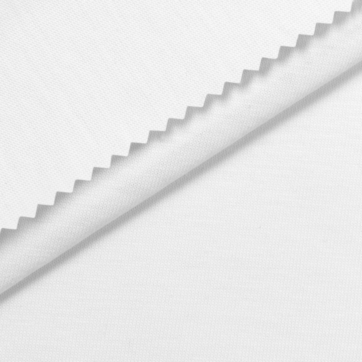 COTTON SINGLE JERSEY FABRIC - WHITE - 280 GSM