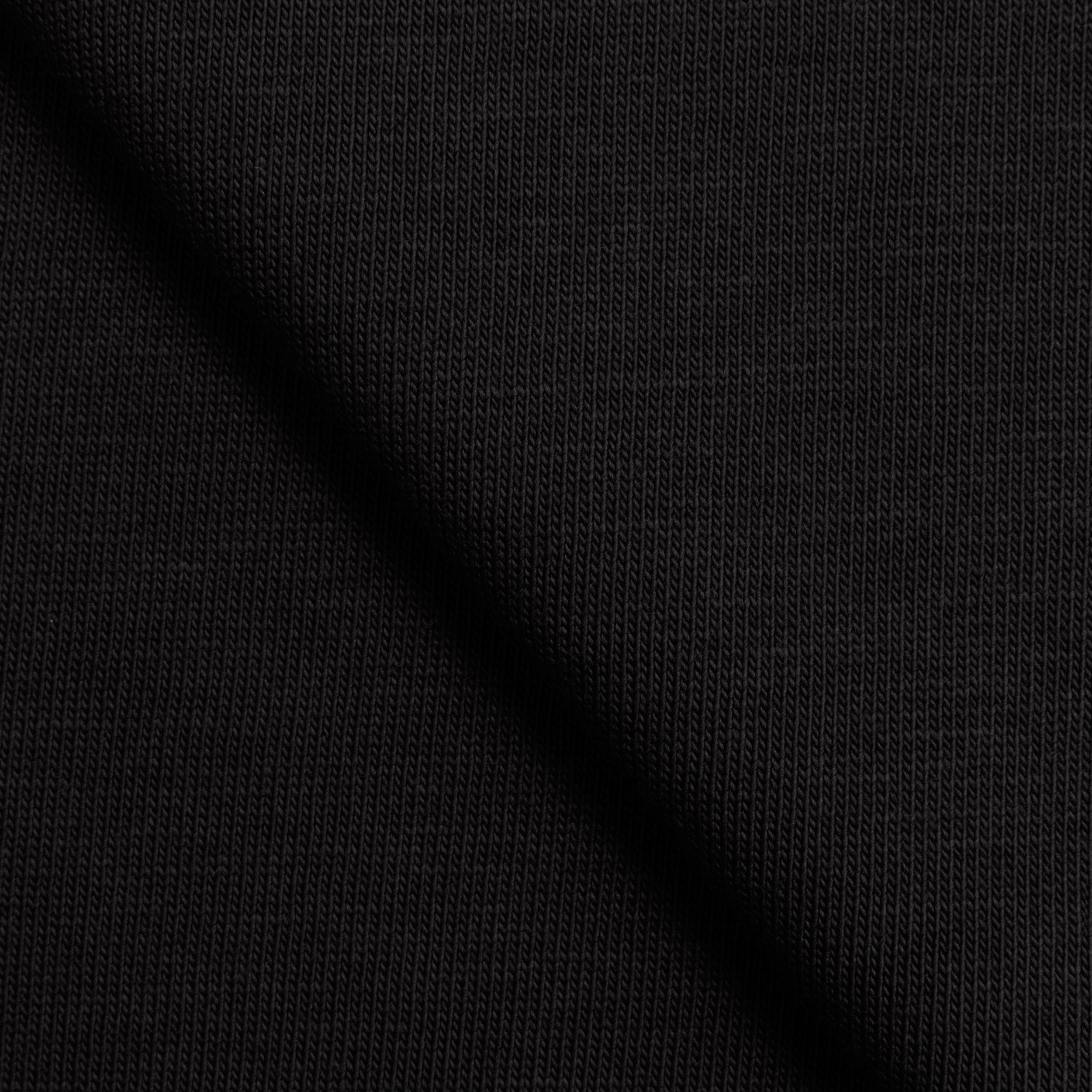 COTTON SINGLE JERSEY FABRIC - BLACK - 210 GSM