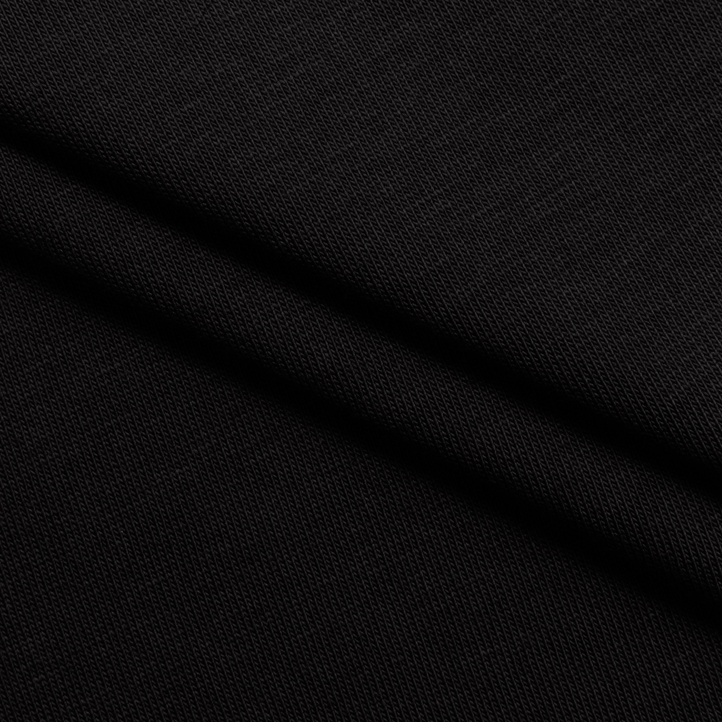 COTTON SINGLE JERSEY FABRIC - BLACK - 210 GSM