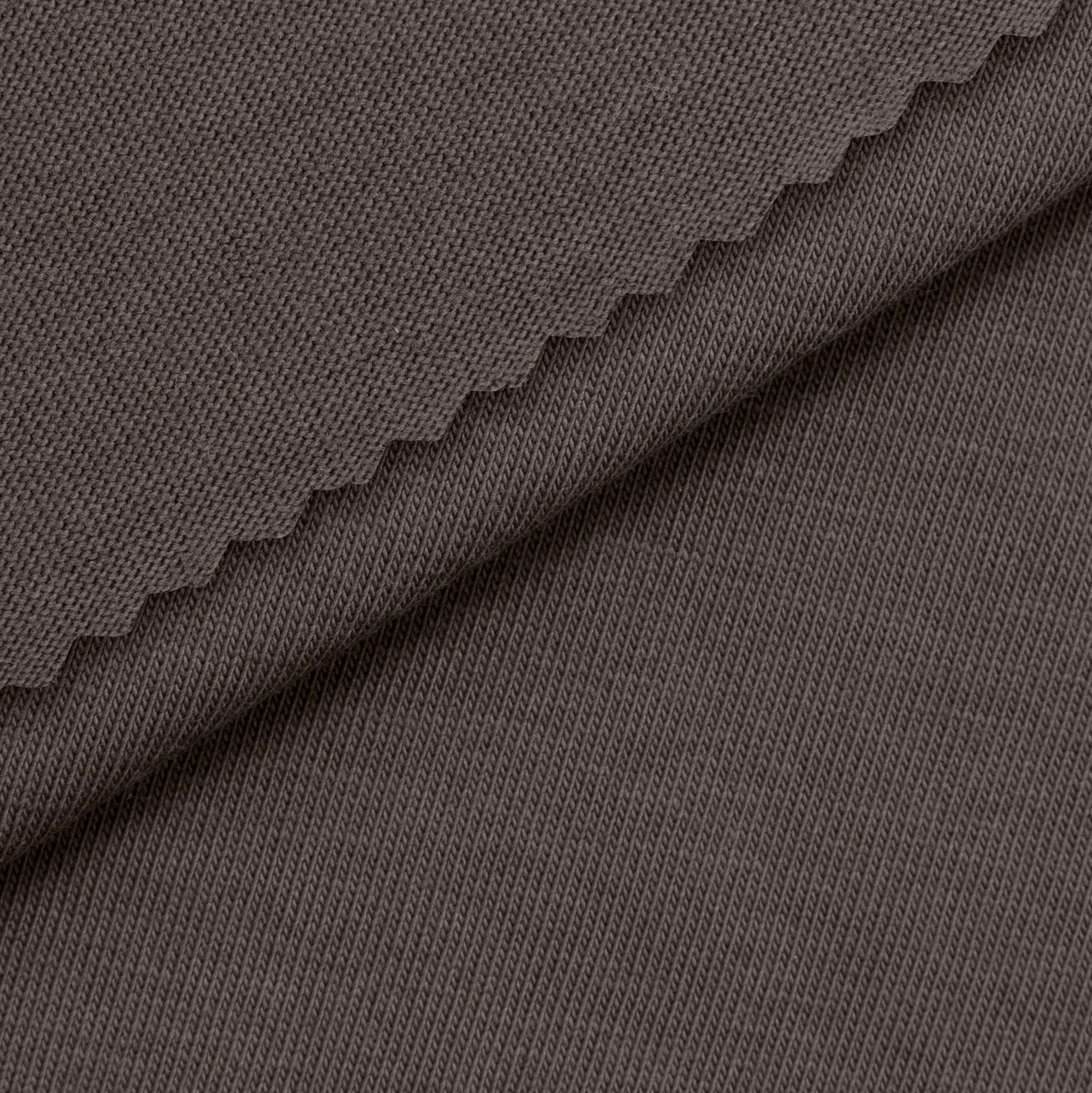 COTTON SINGLE JERSEY FABRIC - BROWN - 210 GSM