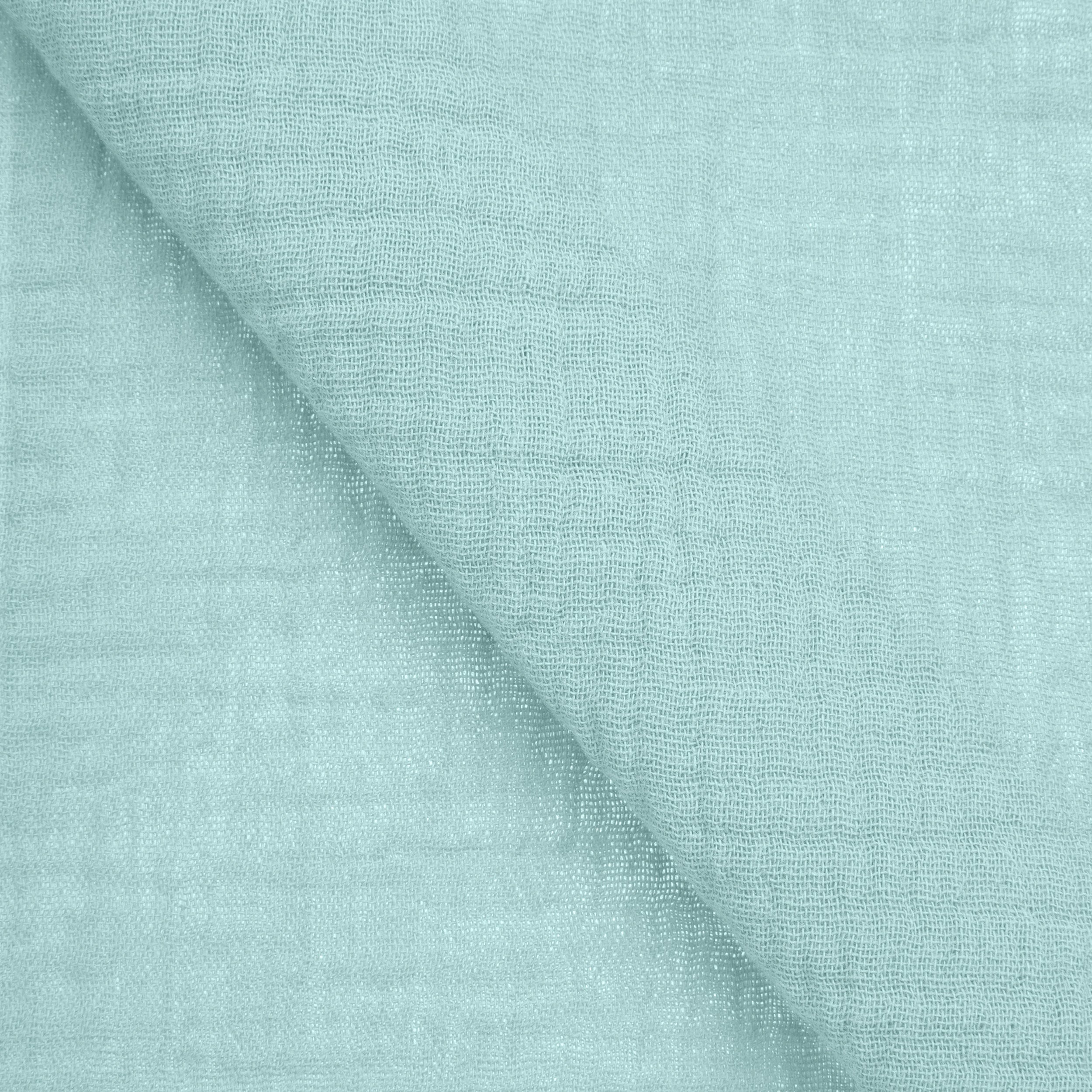 COTTON GAUZE FABRIC - AZURE - 120 GSM