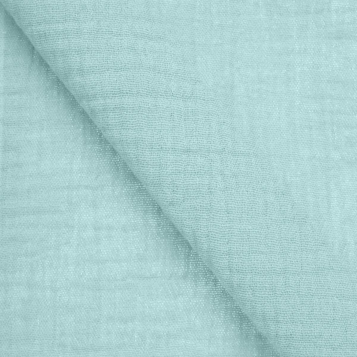 COTTON GAUZE FABRIC - AZURE - 120 GSM