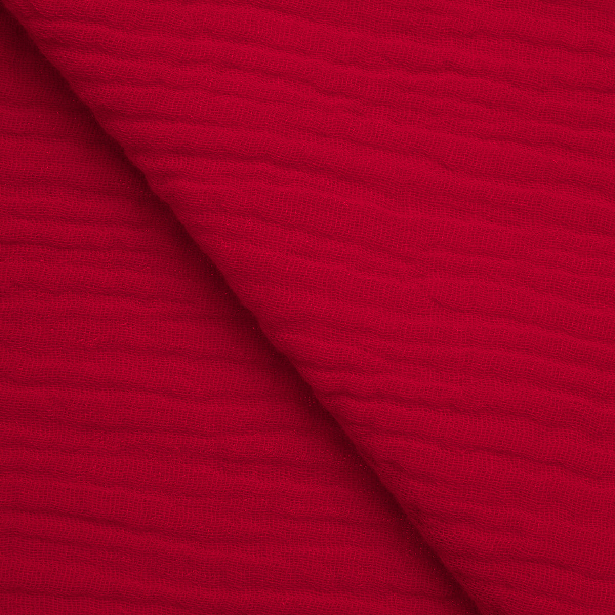 COTTON GAUZE FABRIC - RED - 120 GSM