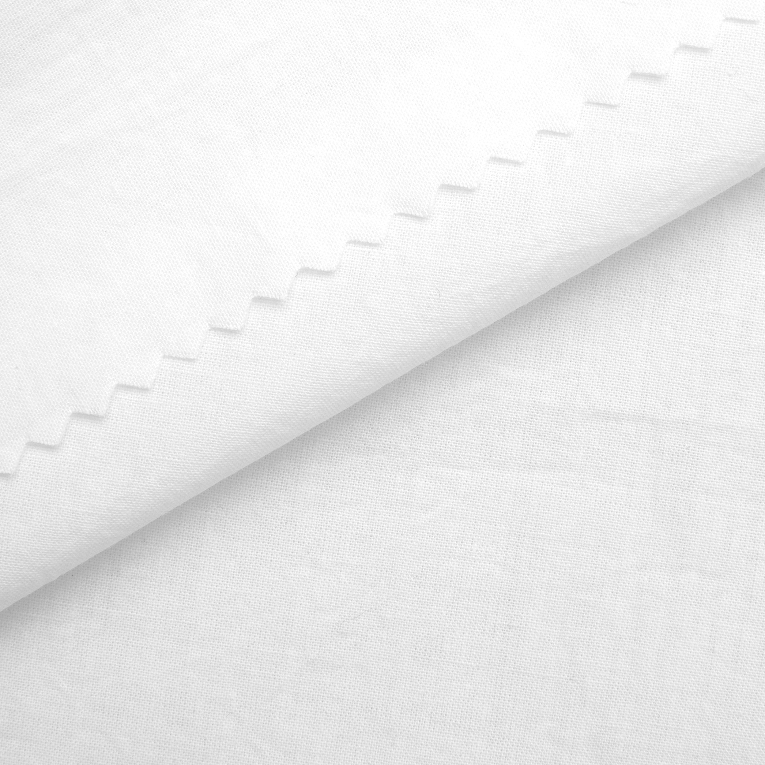RUFFLED FABRIC - WHITE - 95 GSM