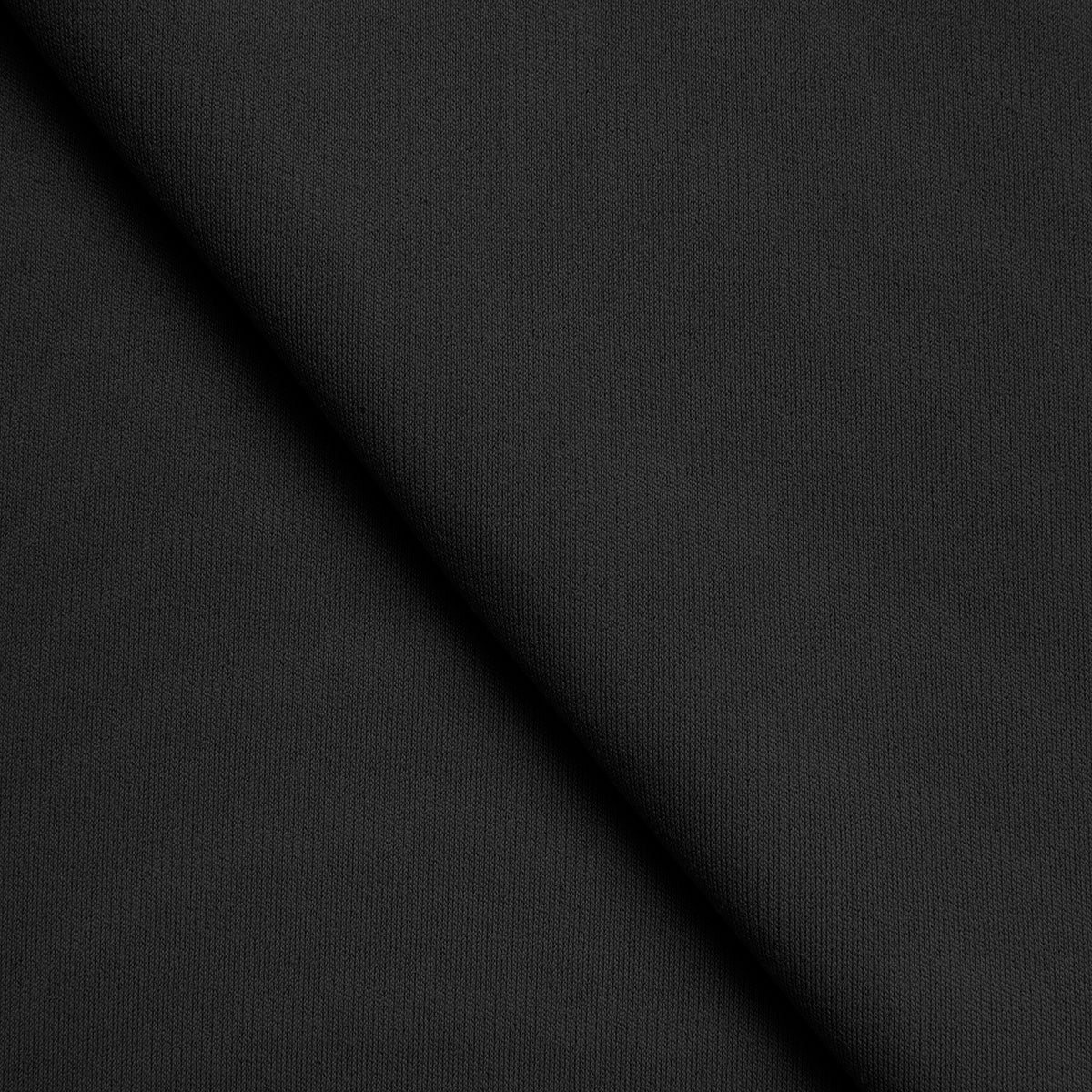STRETCH POLYAMIDE KNIT FABRIC WITH ELASTANE - BLACK - 210 GSM