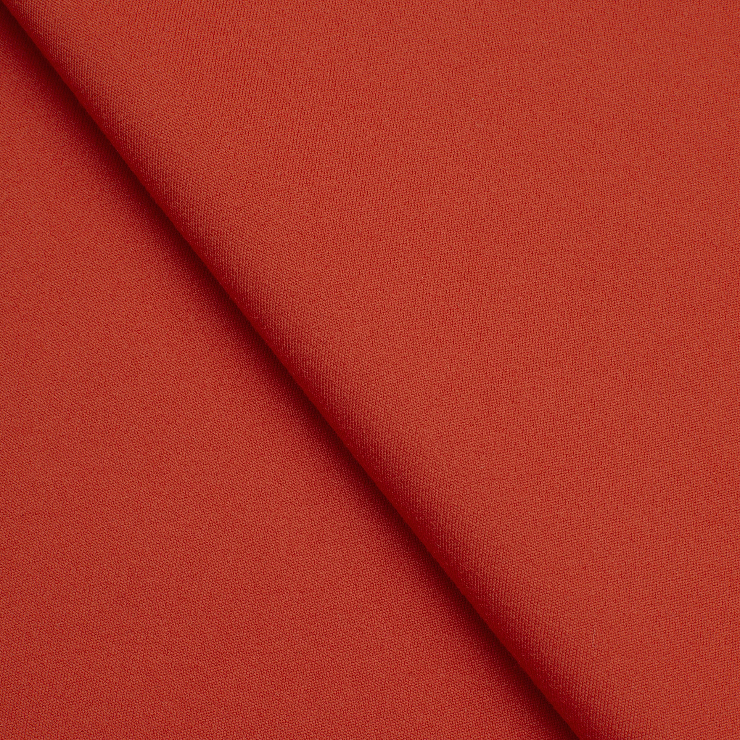 STRETCH POLYAMIDE KNIT FABRIC WITH ELASTANE - BRICK RED - 210 GSM