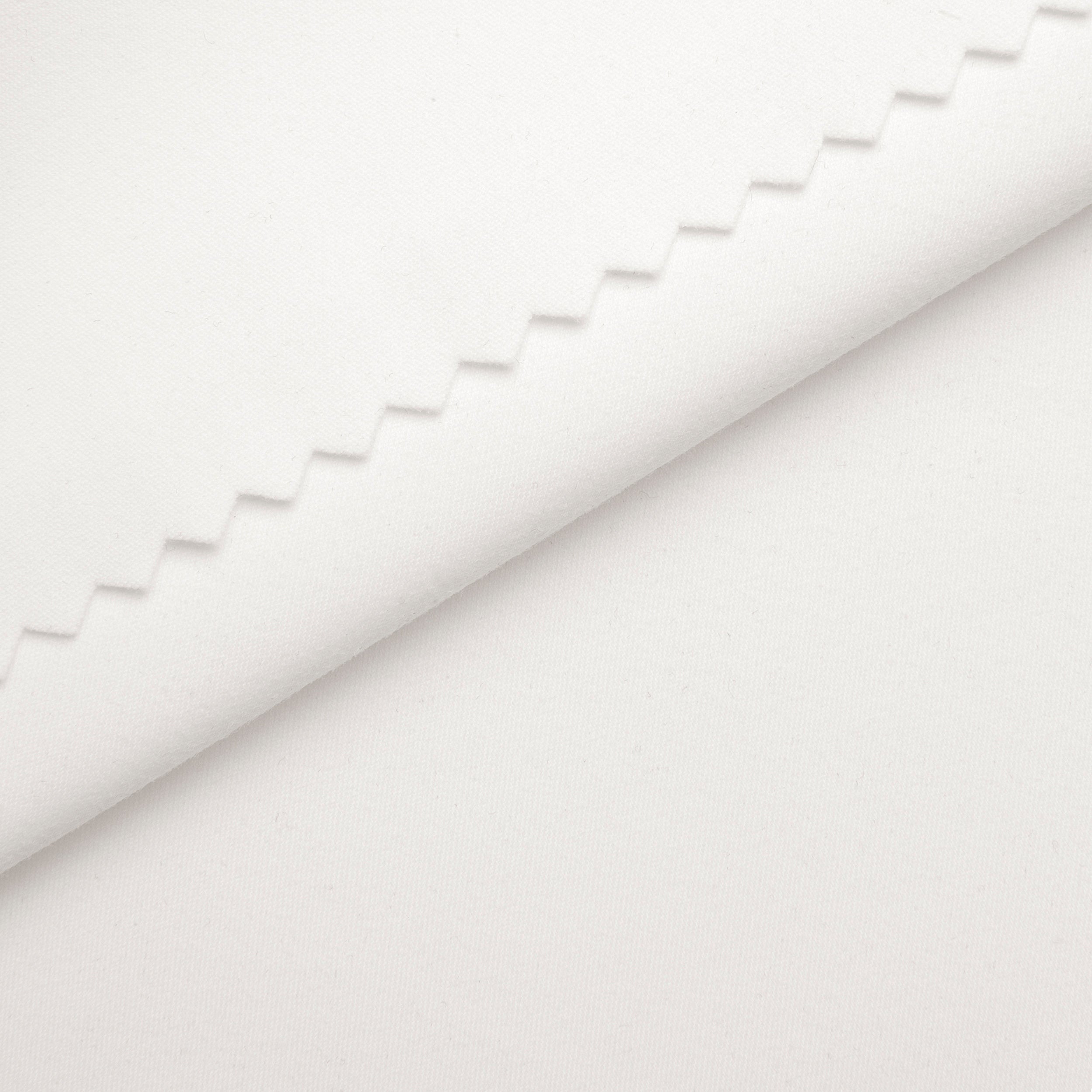 STRETCH POLYAMIDE KNIT FABRIC WITH ELASTANE - WHITE - 210 GSM