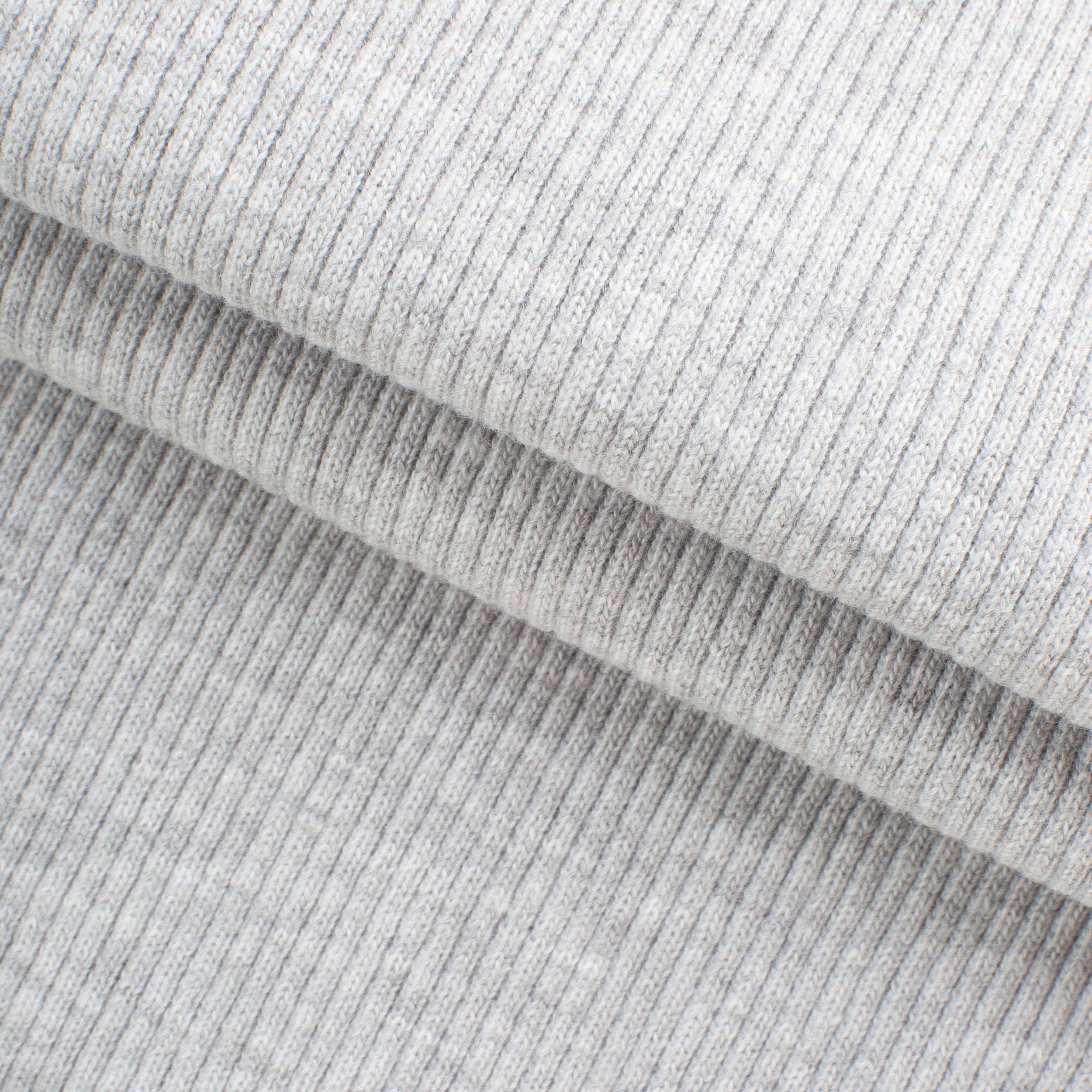 2 X 1 COTTON RIB - GREY MALANGE