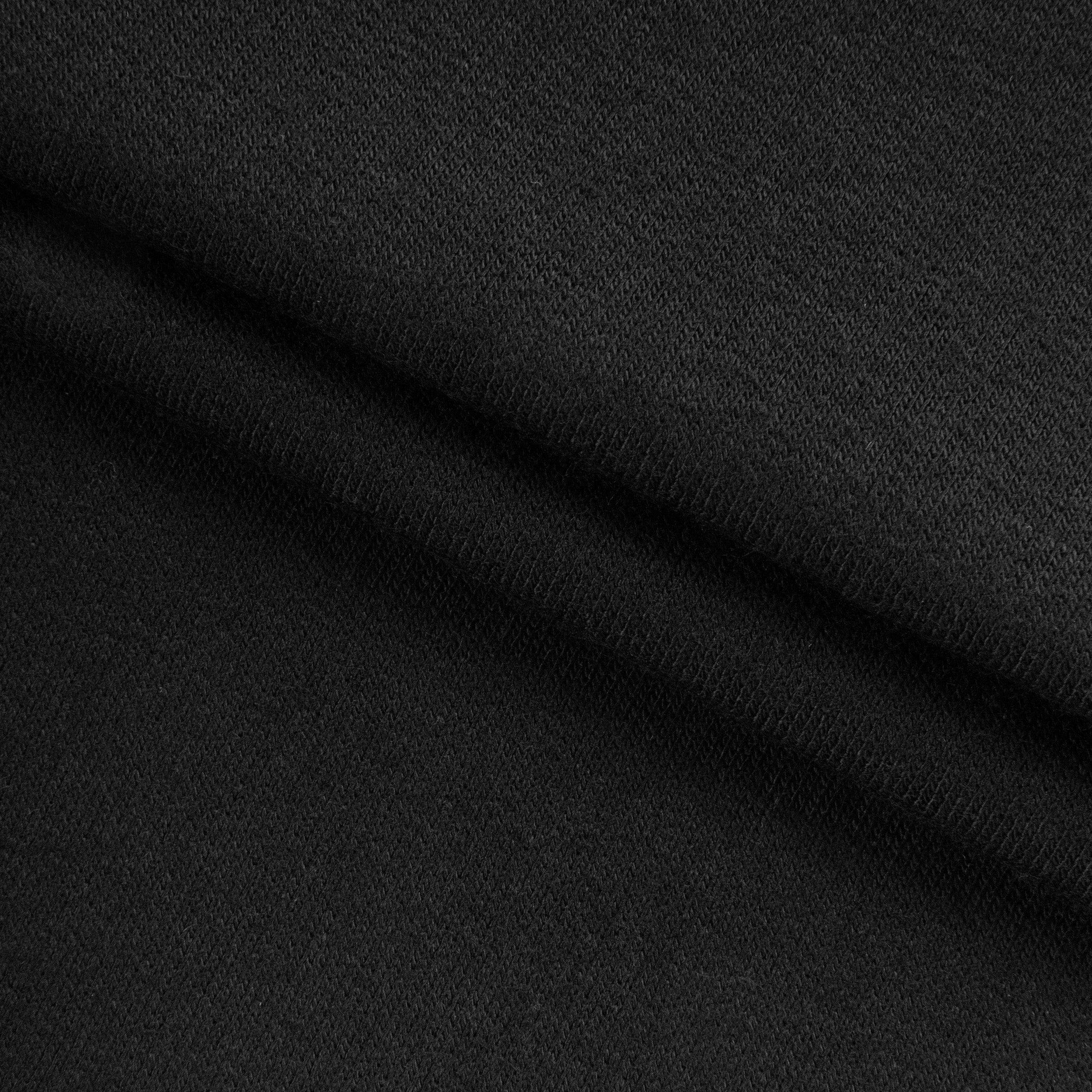 COTTON BAMBOO FRENCH TERRY - BLACK