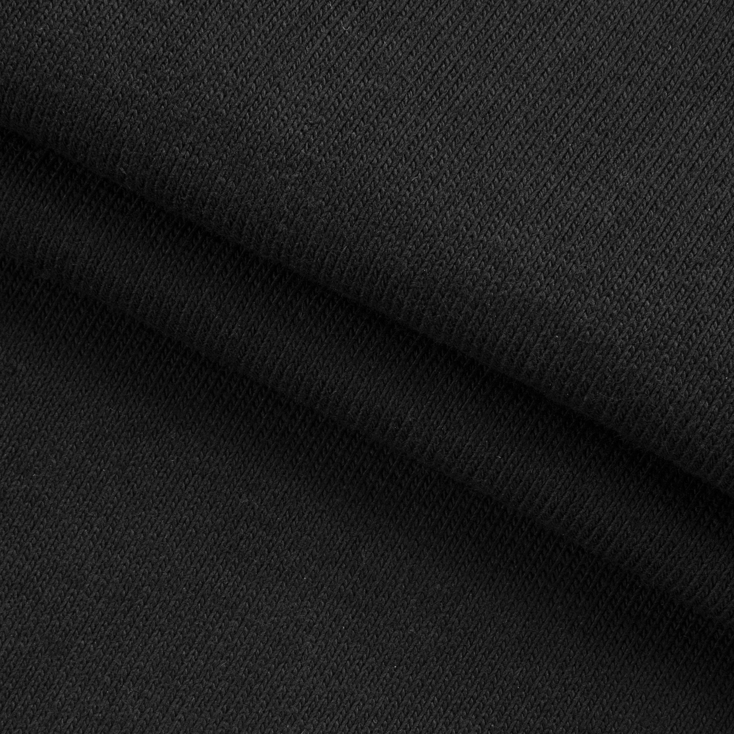 COTTON FRENCH TERRY FABRIC - BLACK - 340 GSM