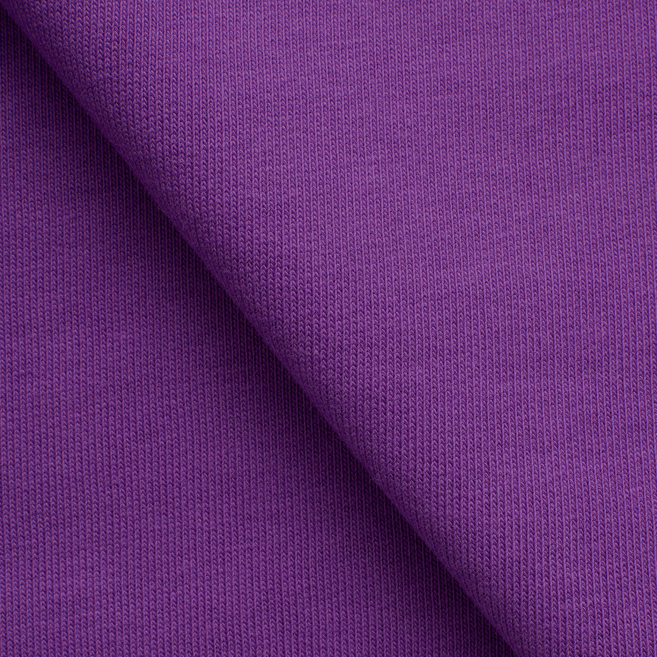 COTTON FRENCH TERRY FABRIC - AMARANTH VIOLET - 340 GSM