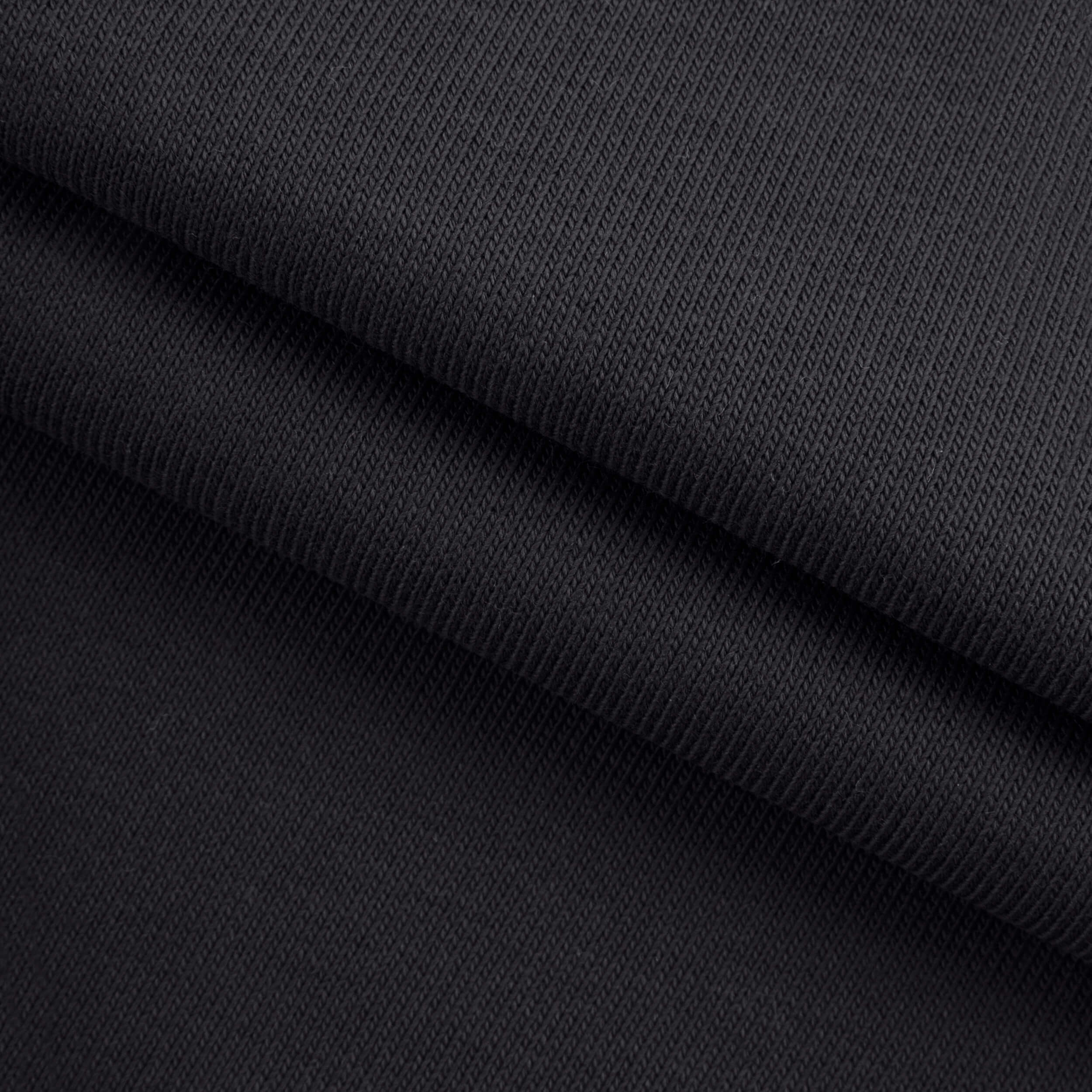 MID WEIGHT COTTON FRENCH TERRY - BLACK