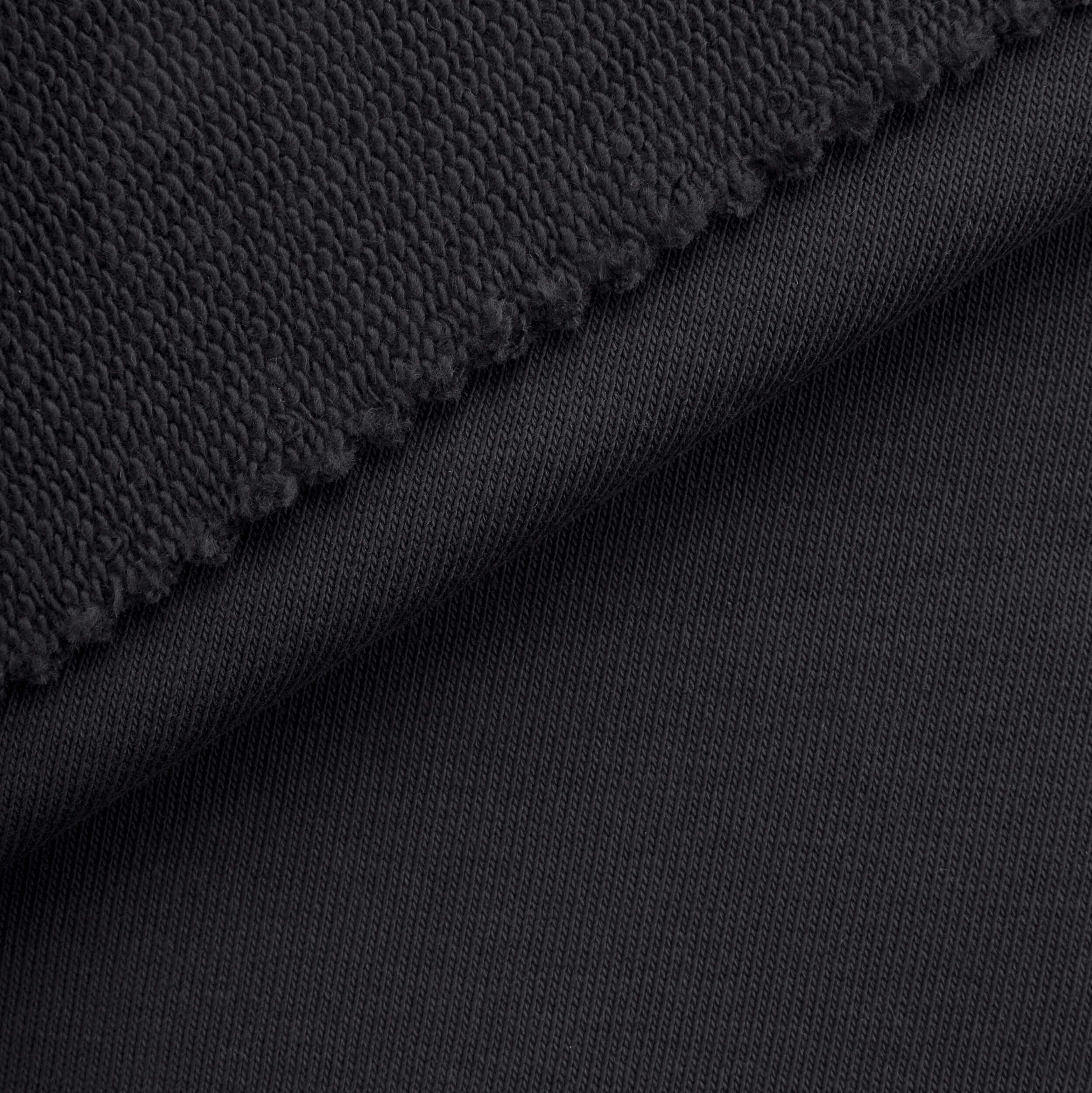 MID WEIGHT COTTON FRENCH TERRY - BLACK