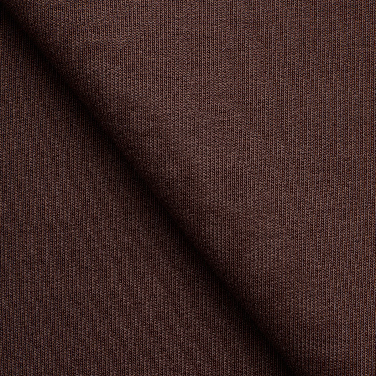 COTTON FRENCH TERRY FABRIC - COFFEE BROWN - 340 GSM
