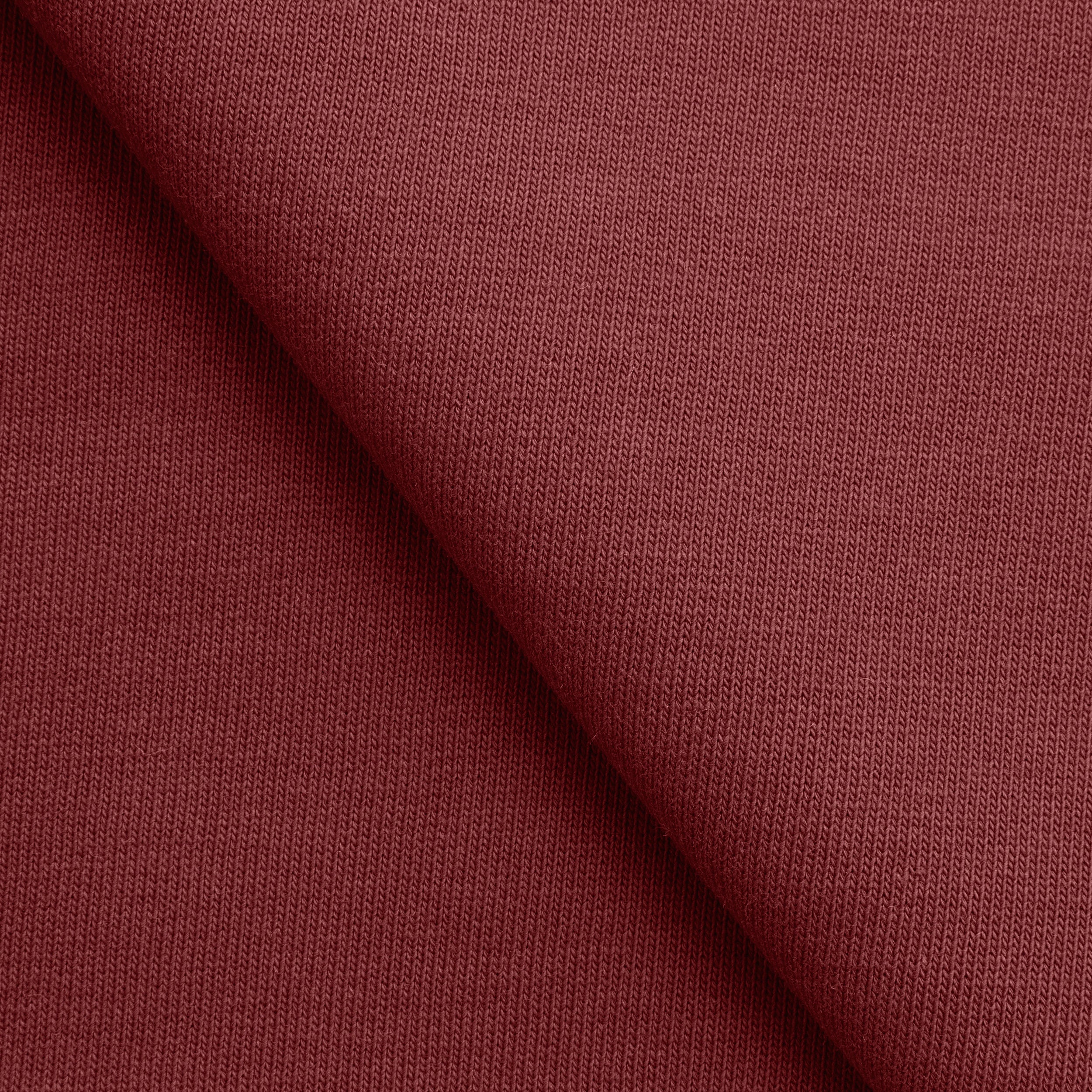 COTTON FRENCH TERRY FABRIC - BURGUNDY BROWN - 340 GSM