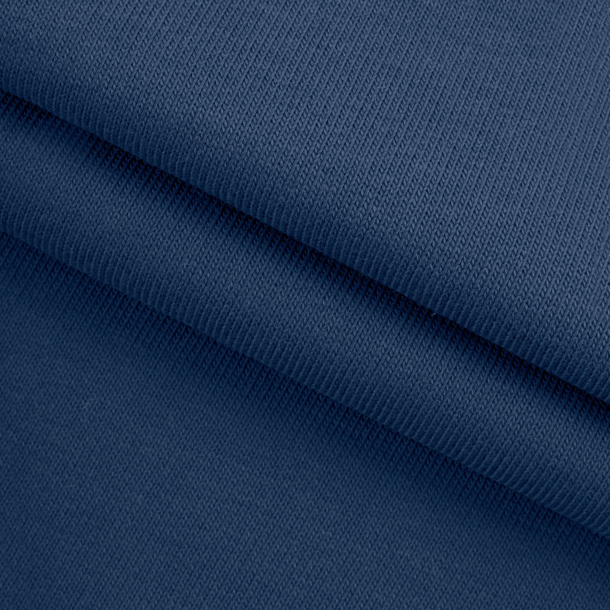 MID WEIGHT COTTON FRENCH TERRY - ESTATE BLUE