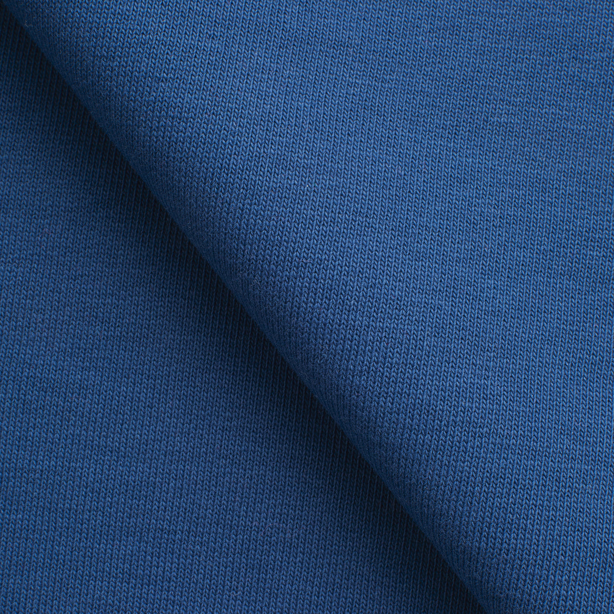 MID WEIGHT COTTON FRENCH TERRY - ESTATE BLUE