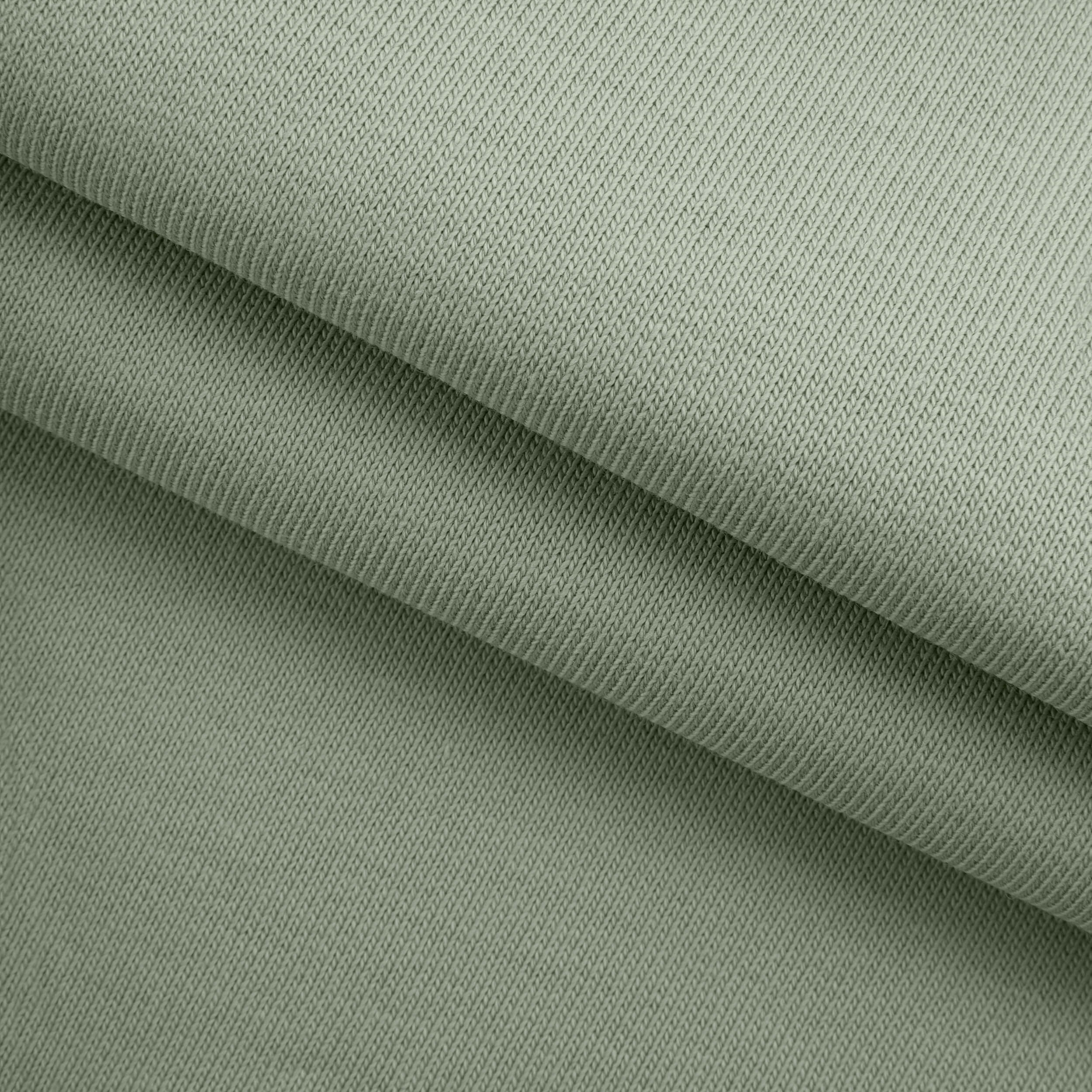 MID WEIGHT COTTON FRENCH TERRY - SEAGRASS
