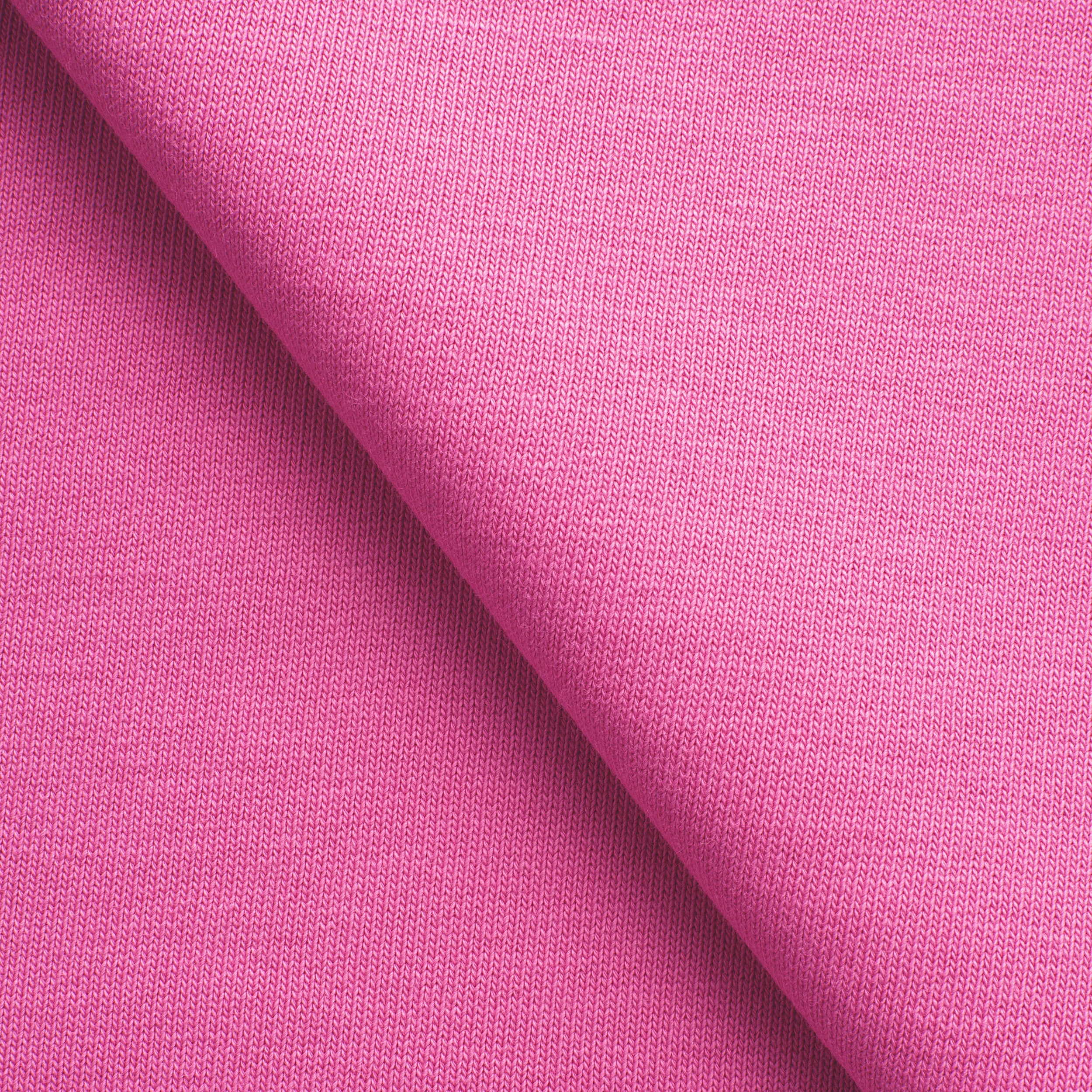 COTTON FRENCH TERRY FABRIC - VIVID PINK - 340 GSM