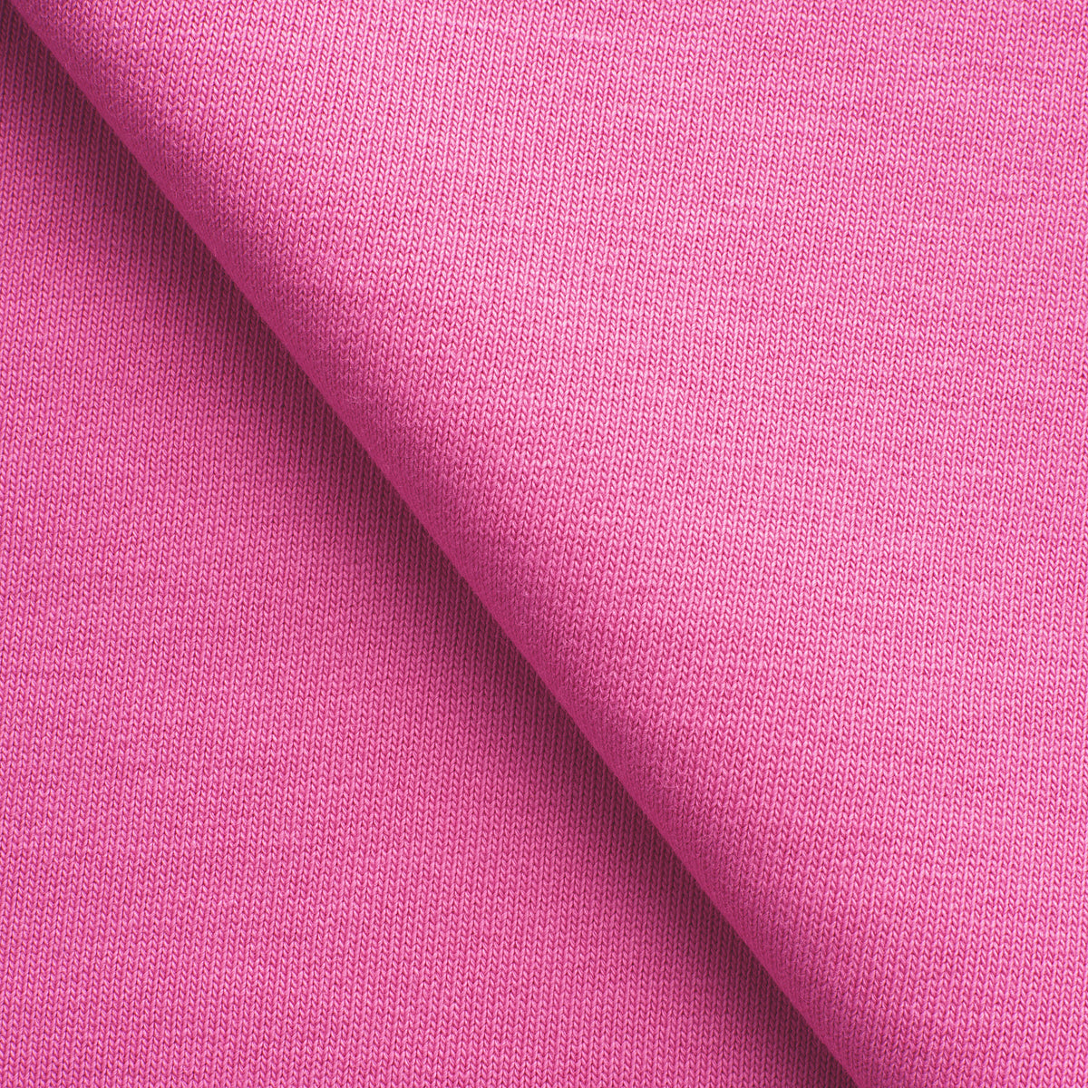 COTTON FRENCH TERRY FABRIC - VIVID PINK - 340 GSM