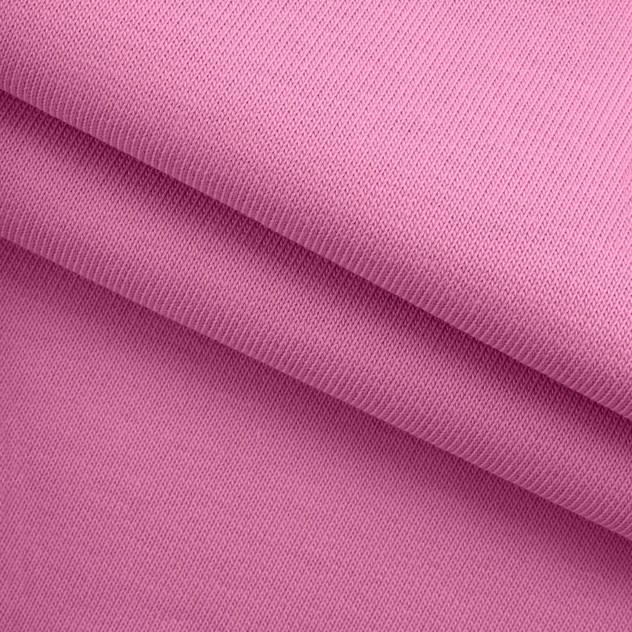 MID WEIGHT COTTON FRENCH TERRY - SUPER PINK