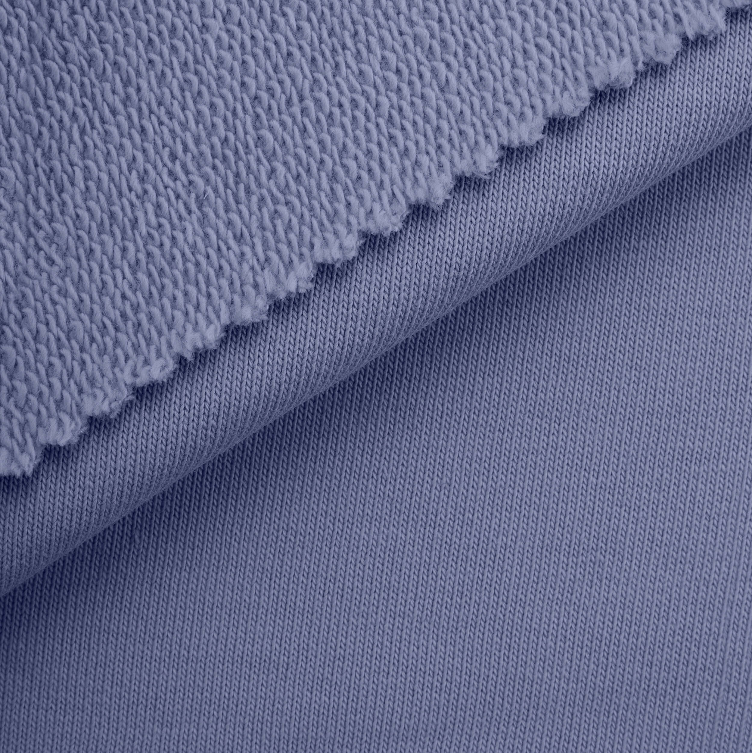MID WEIGHT COTTON FRENCH TERRY - VELVET MORNING
