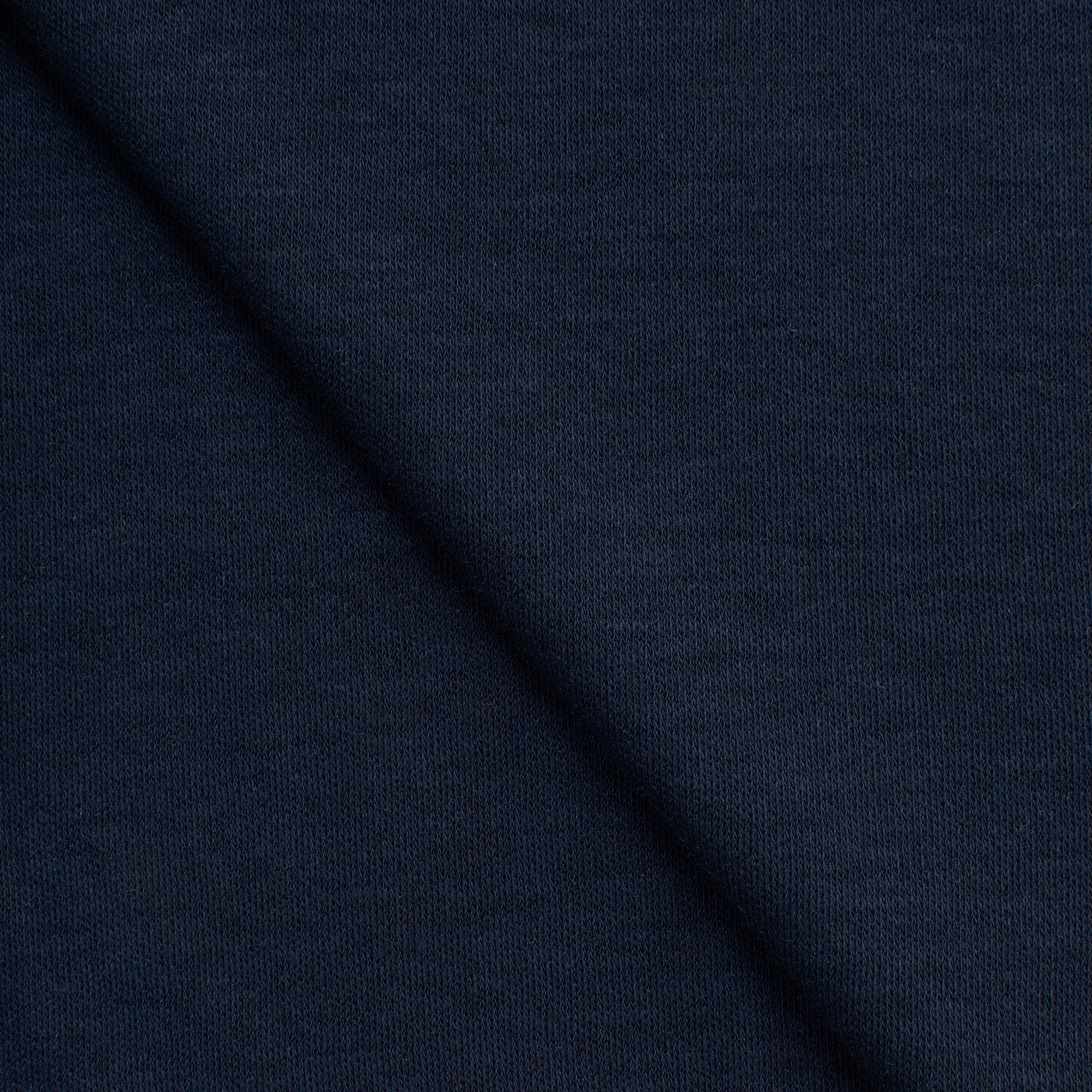 COTTON INTERLOCK KNIT FABRIC - NAVY BLUE - 135 GSM