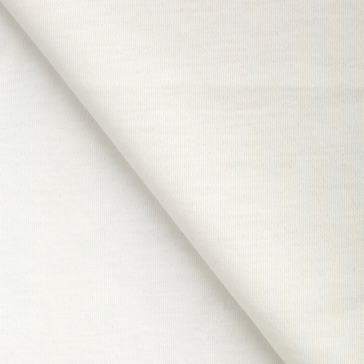 COTTON INTERLOCK KNIT FABRIC - COCONUT WHITE - 145 GSM
