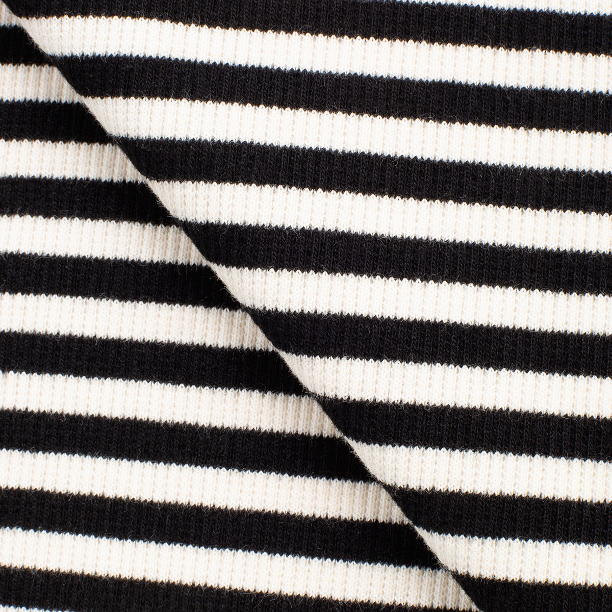 2 X 1 COTTON RIB STRIPES - STRIPES WASHED BLACK