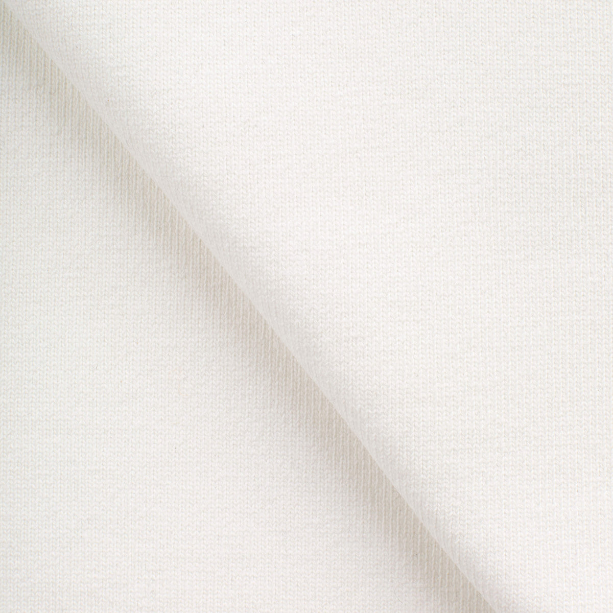 HEAVY COTTON RIB - BRIGHT WHITE