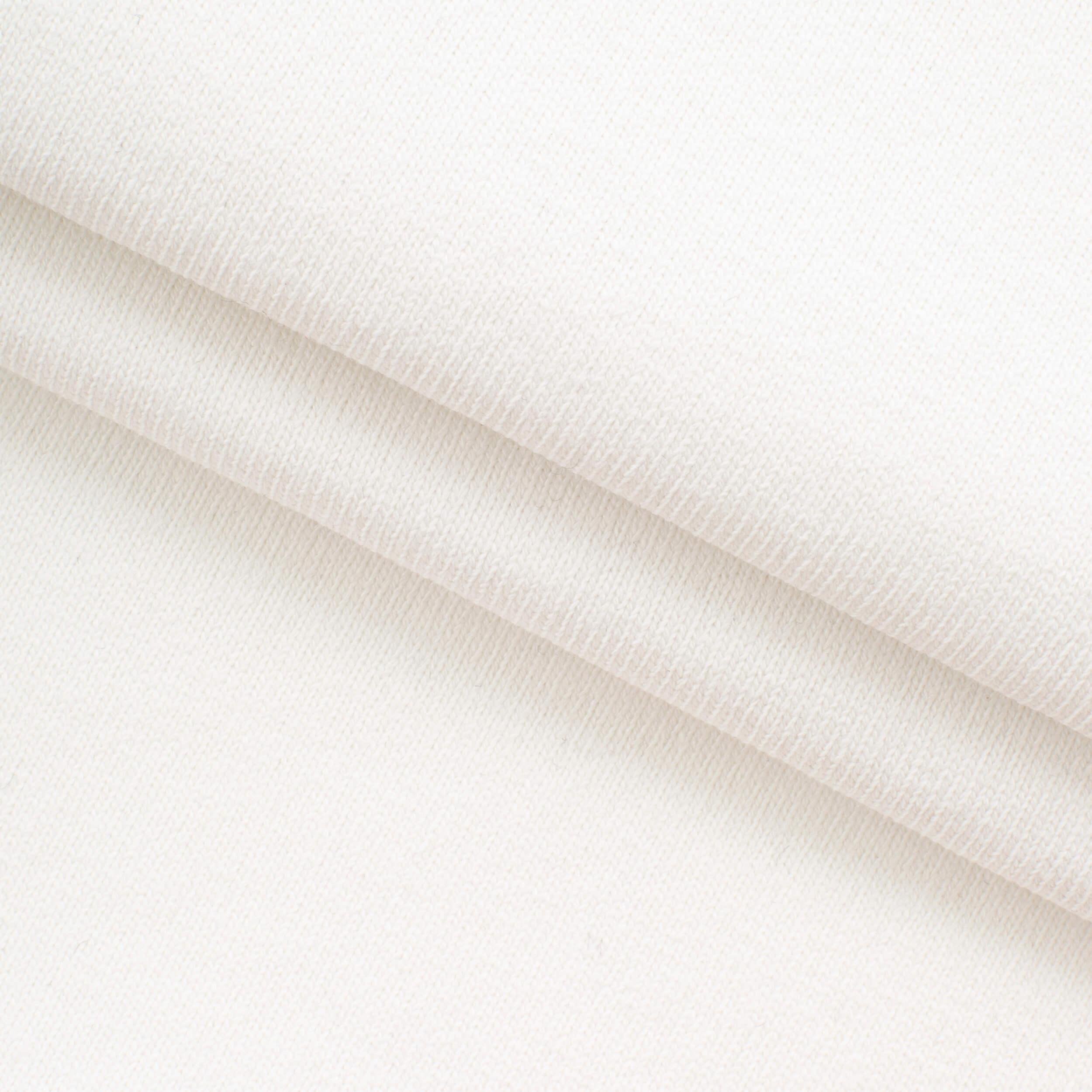 HEAVY COTTON RIB - BRIGHT WHITE