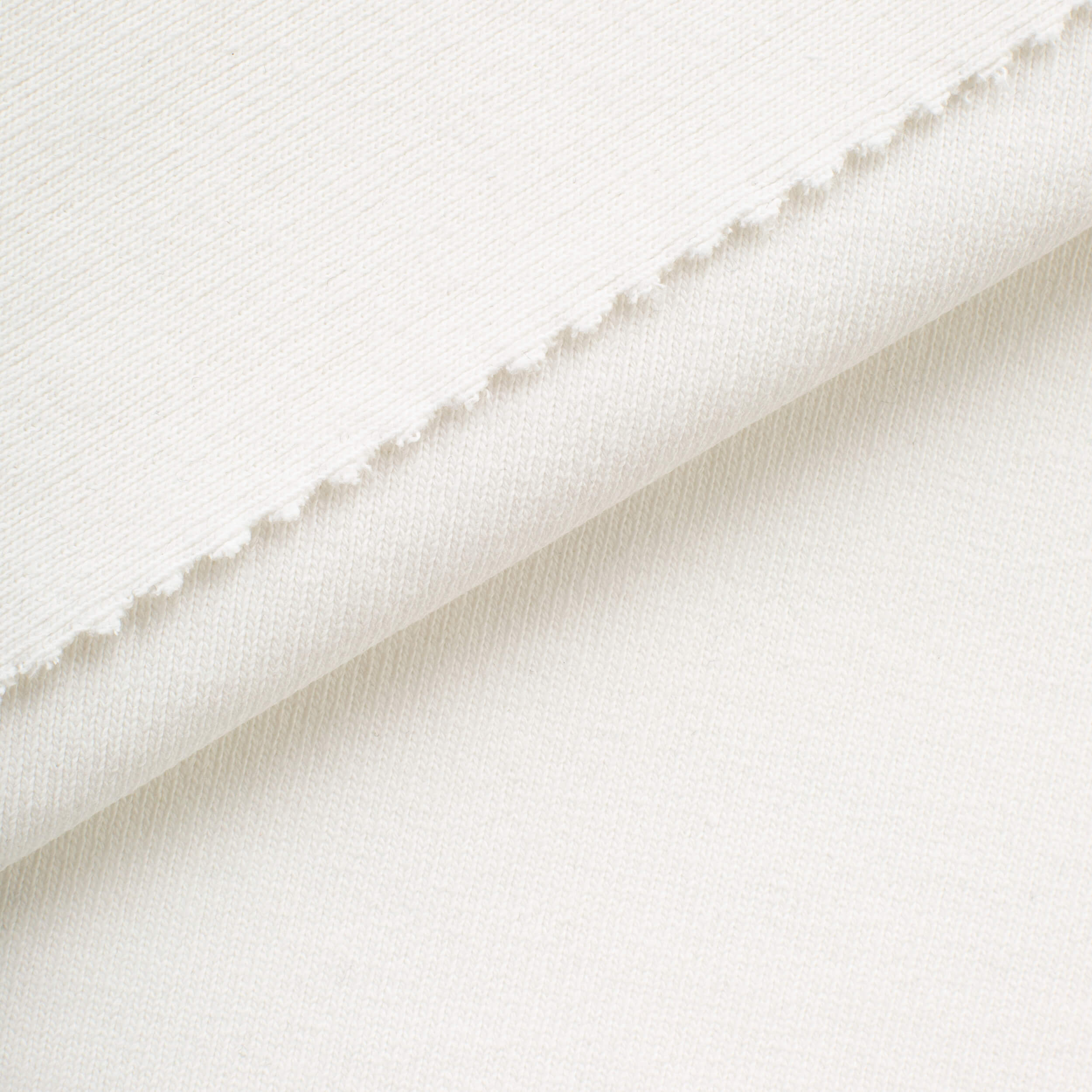 HEAVY COTTON RIB - BRIGHT WHITE