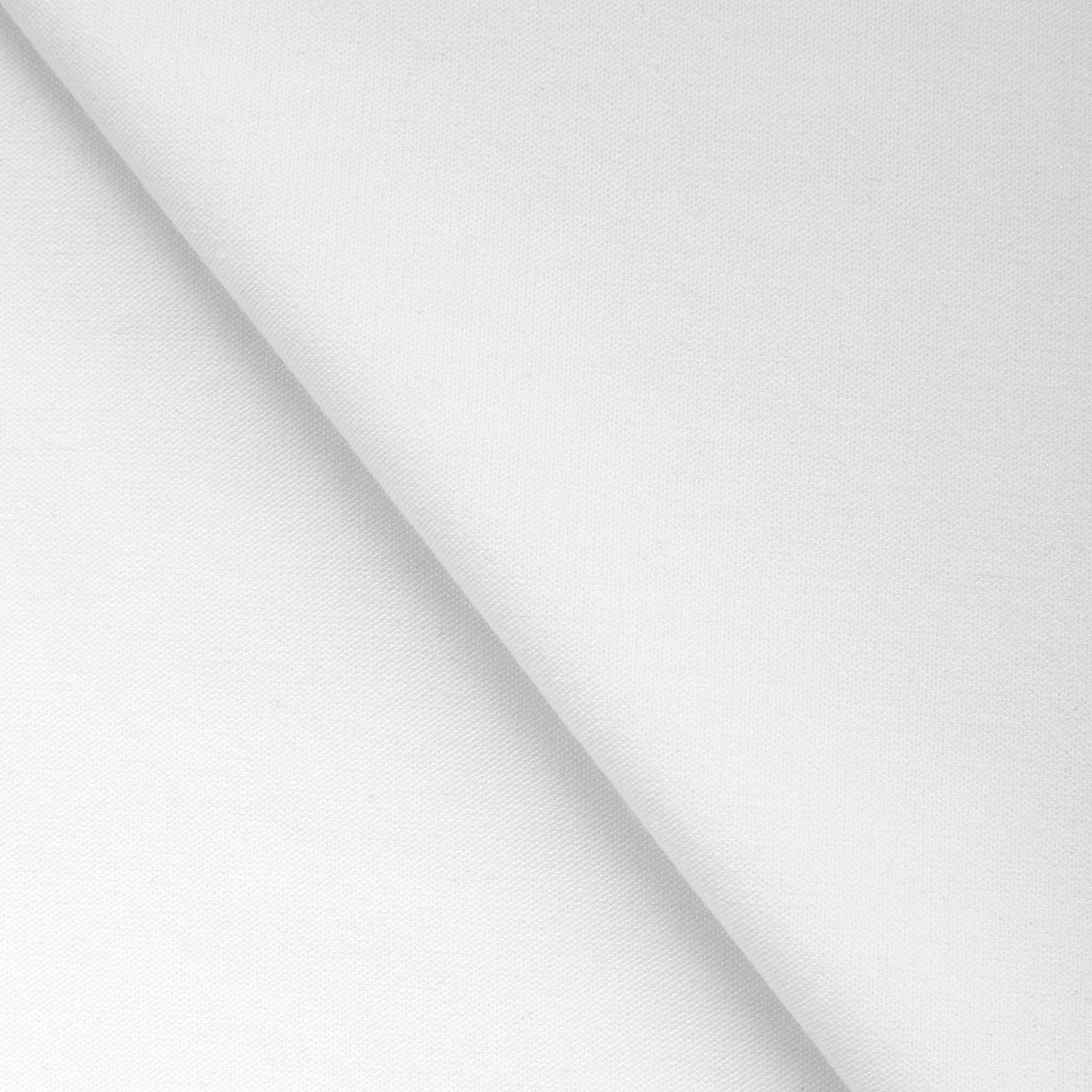 BAMBOO SINGLE JERSEY FABRIC WITH ELASTANE - SNOW WHITE - 160 GSM