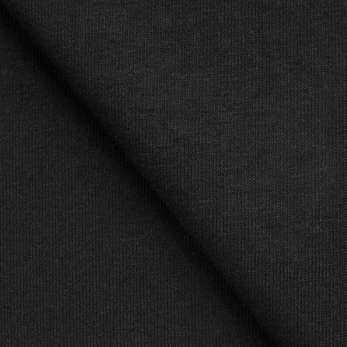 VISCOSE SINGLE JERSEY FABRIC WITH ELASTANE - BLACK - 170 GSM