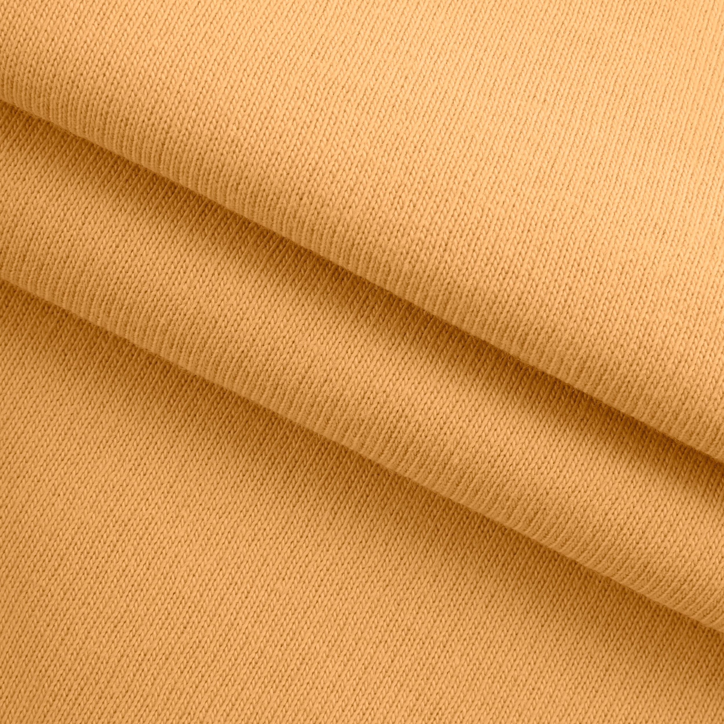 LIGHTWEIGHT COTTON FLEECE - APRICOT NECTAR