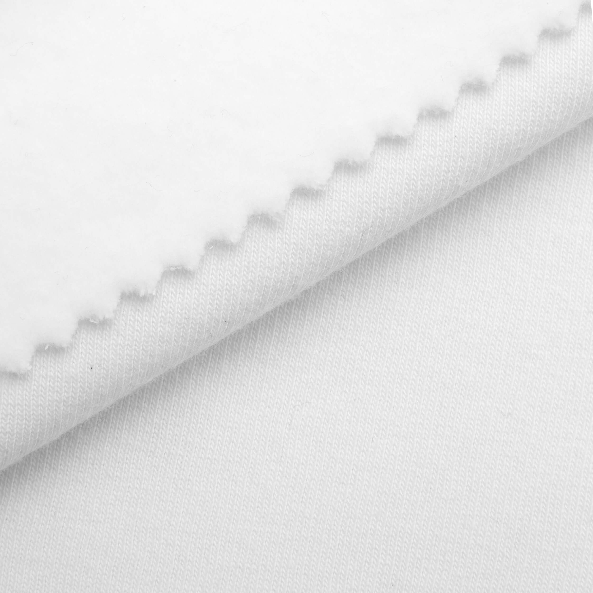 LIGHTWEIGHT COTTON FLEECE - BLANC DE BLANC