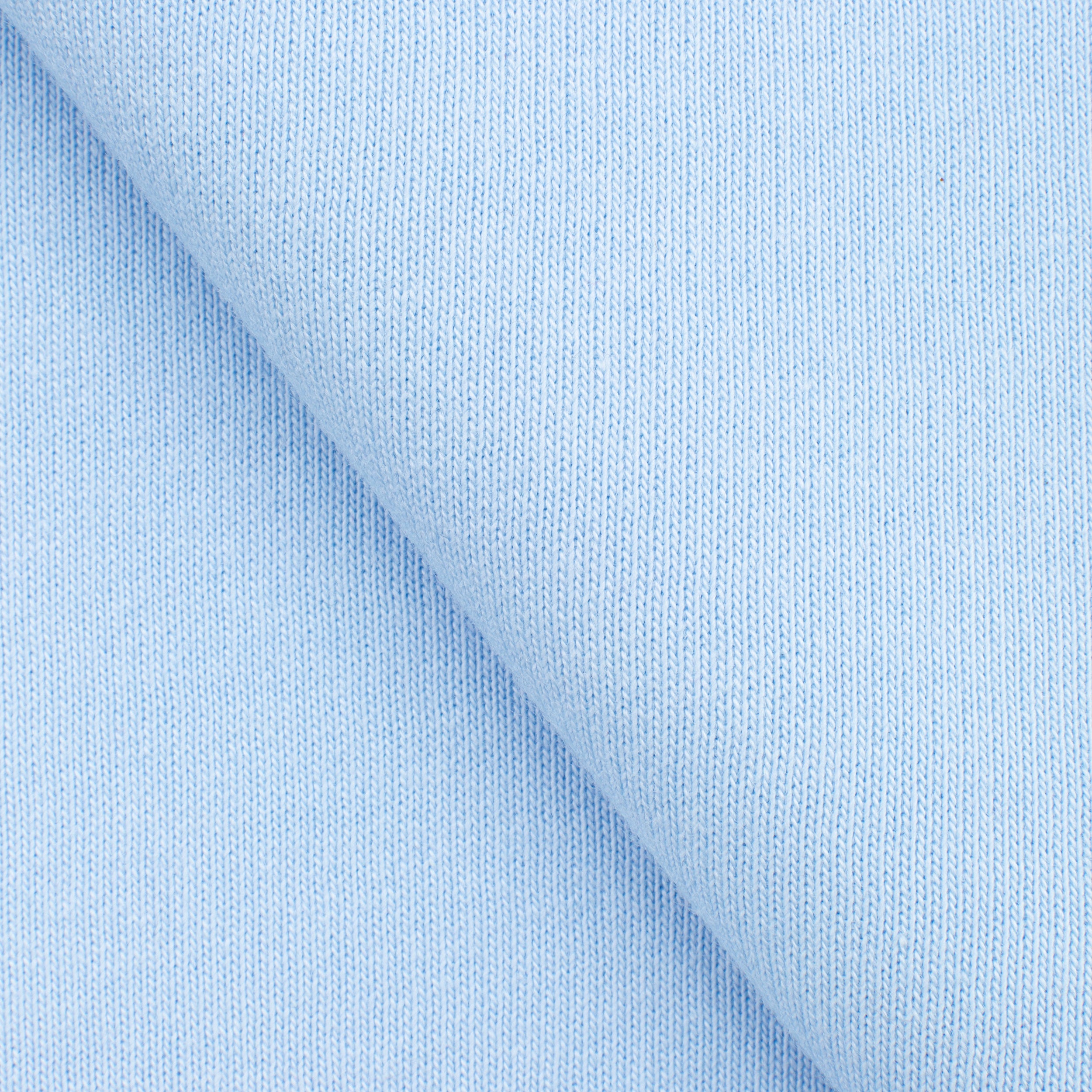 LIGHTWEIGHT COTTON BRUSHED SWEATSHIRT FLEECE FABRIC - AZURE BLUE - 280 GSM