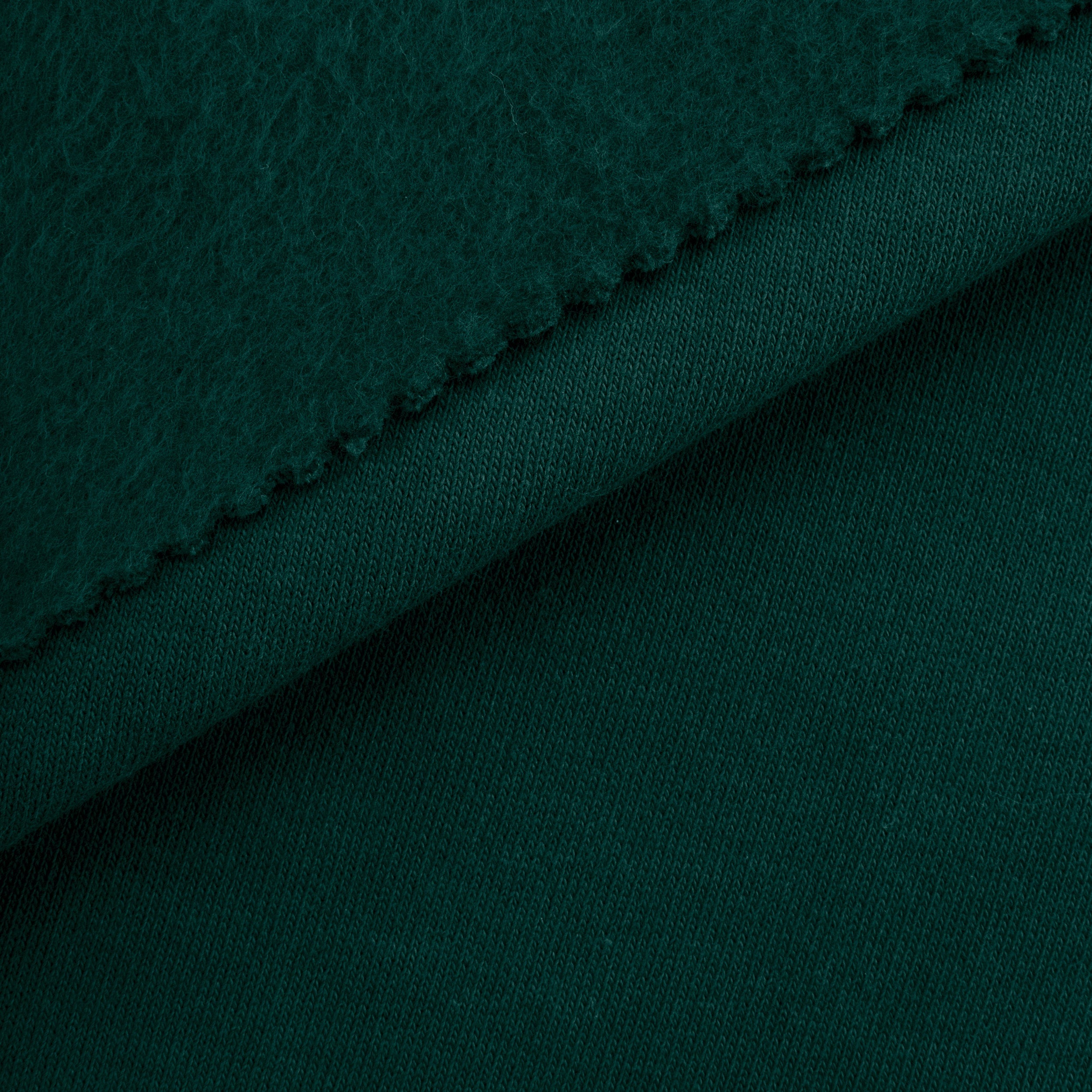LIGHTWEIGHT COTTON FLEECE - DARK SEA
