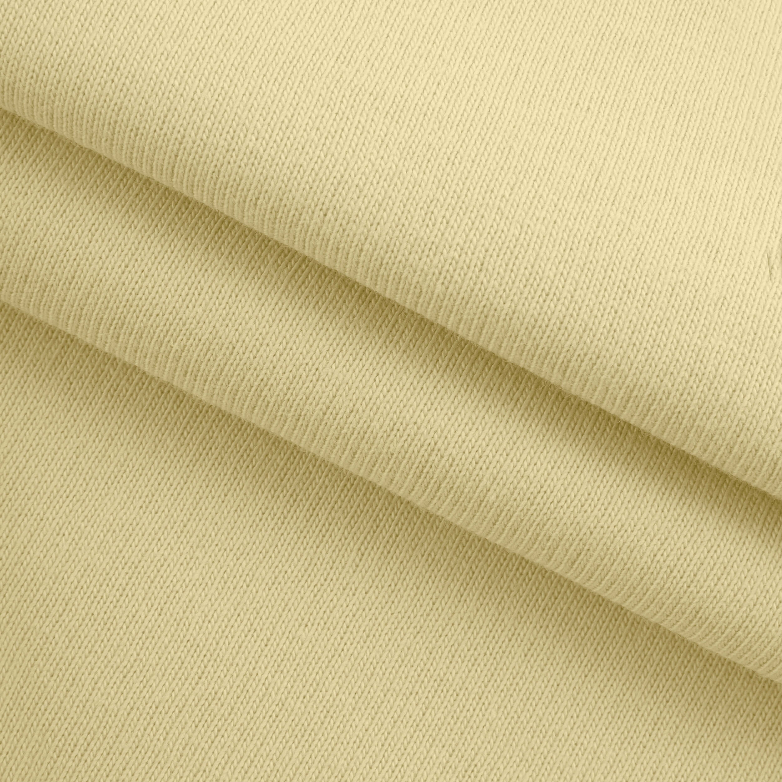 LIGHTWEIGHT COTTON FLEECE - DOUBLE CREAM