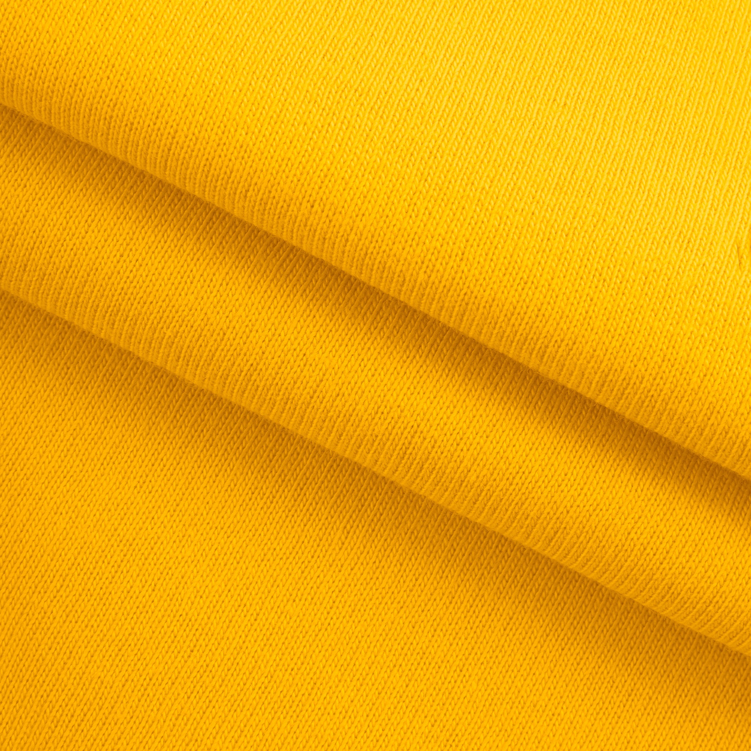 LIGHTWEIGHT COTTON FLEECE - LEMON CHROME