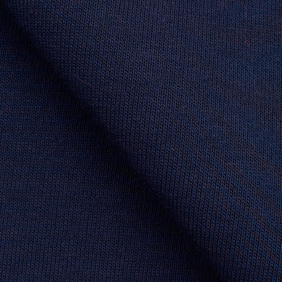 LIGHTWEIGHT COTTON BRUSHED SWEATSHIRT FLEECE FABRIC - NAVY BLUE - 280 GSM