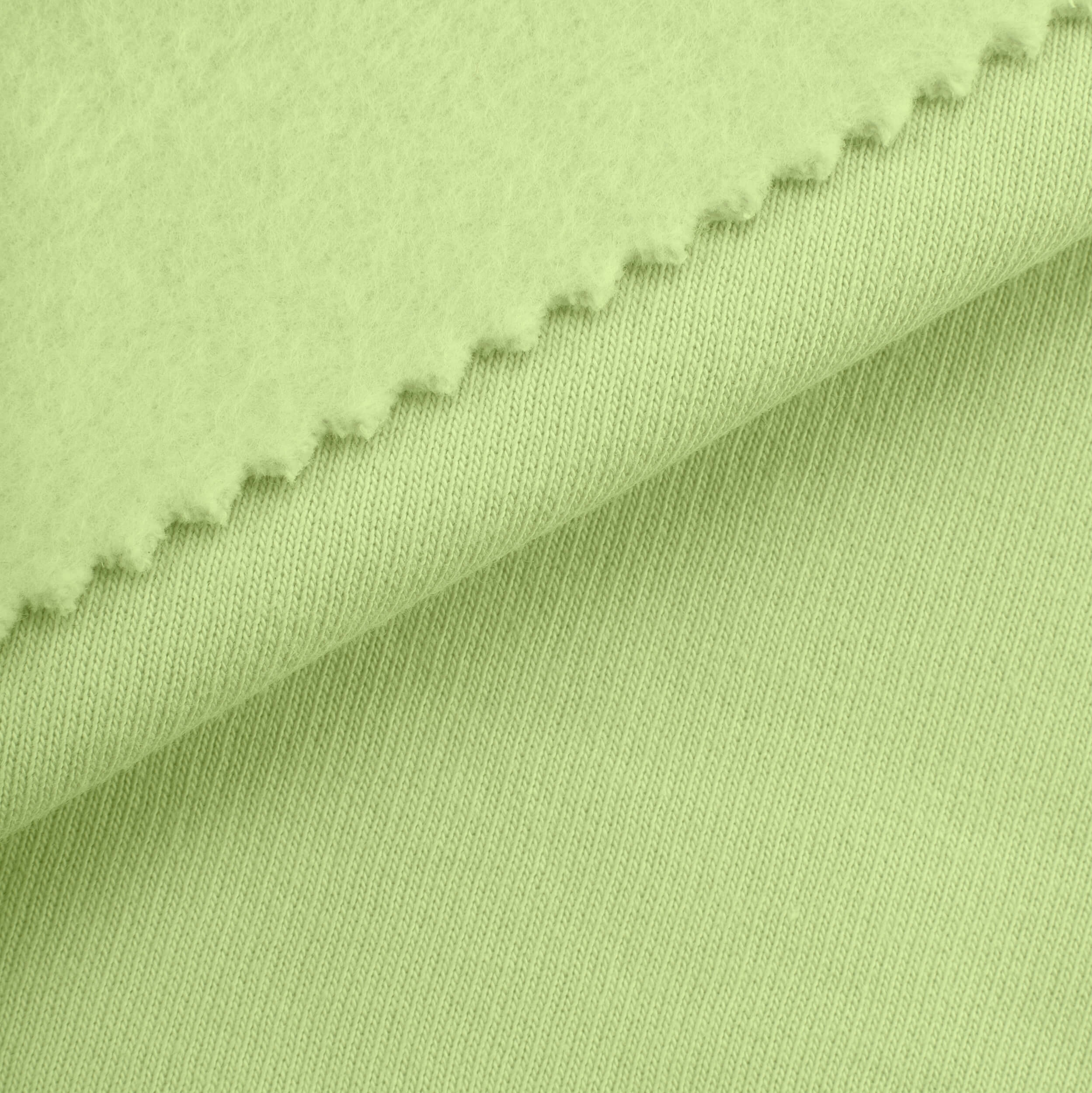 LIGHTWEIGHT COTTON FLEECE - PARADISE GREEN