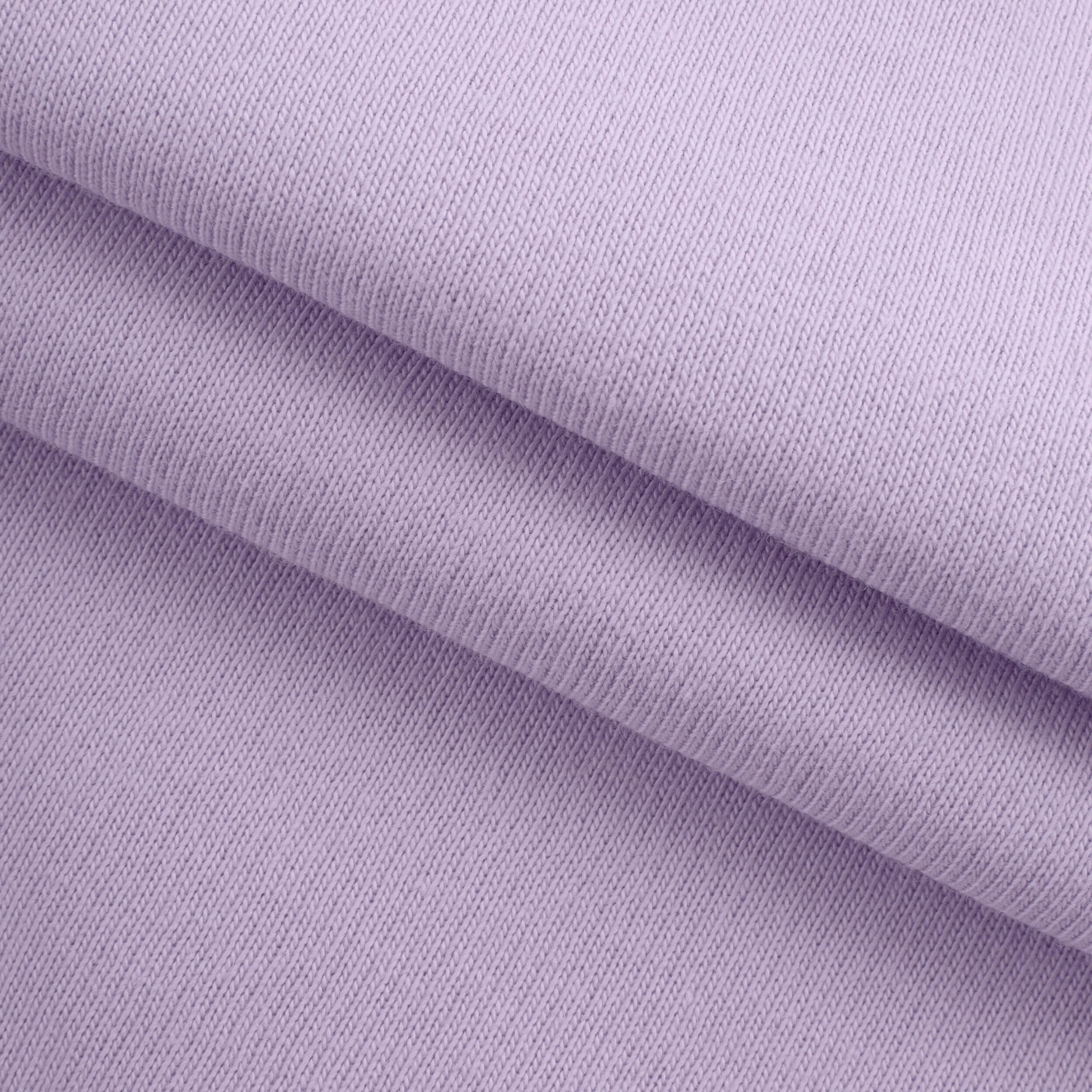 LIGHTWEIGHT COTTON FLEECE - PASTEL LILAC